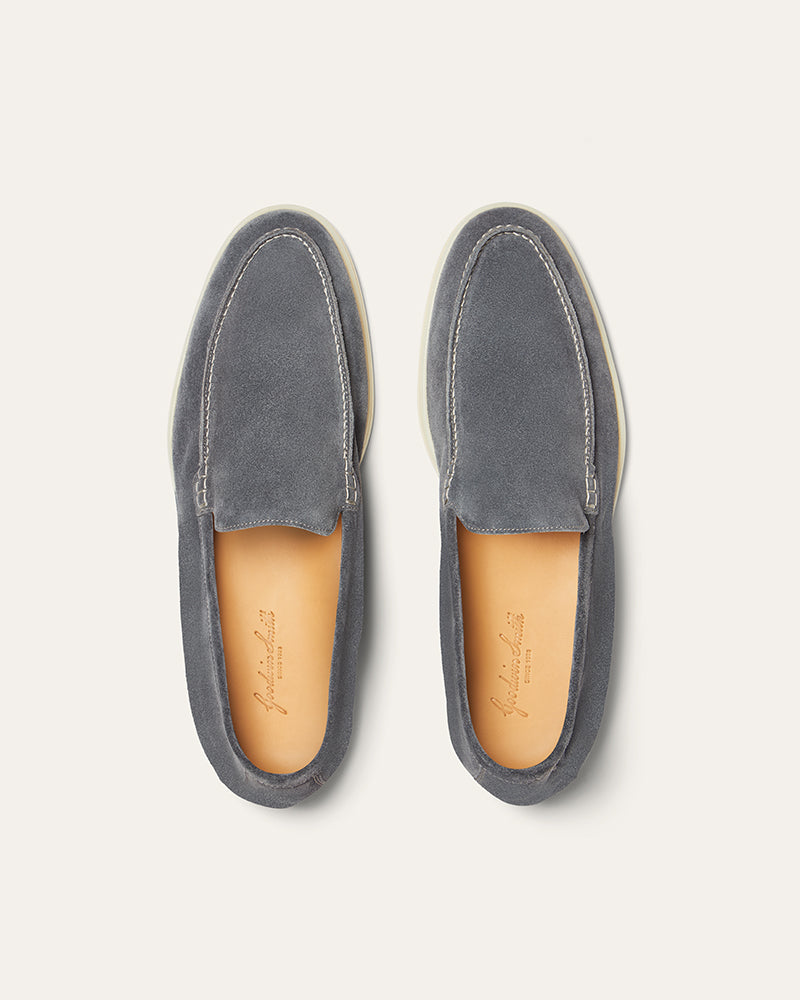 XANDER LIGHT BLUE SUEDE LOAFER