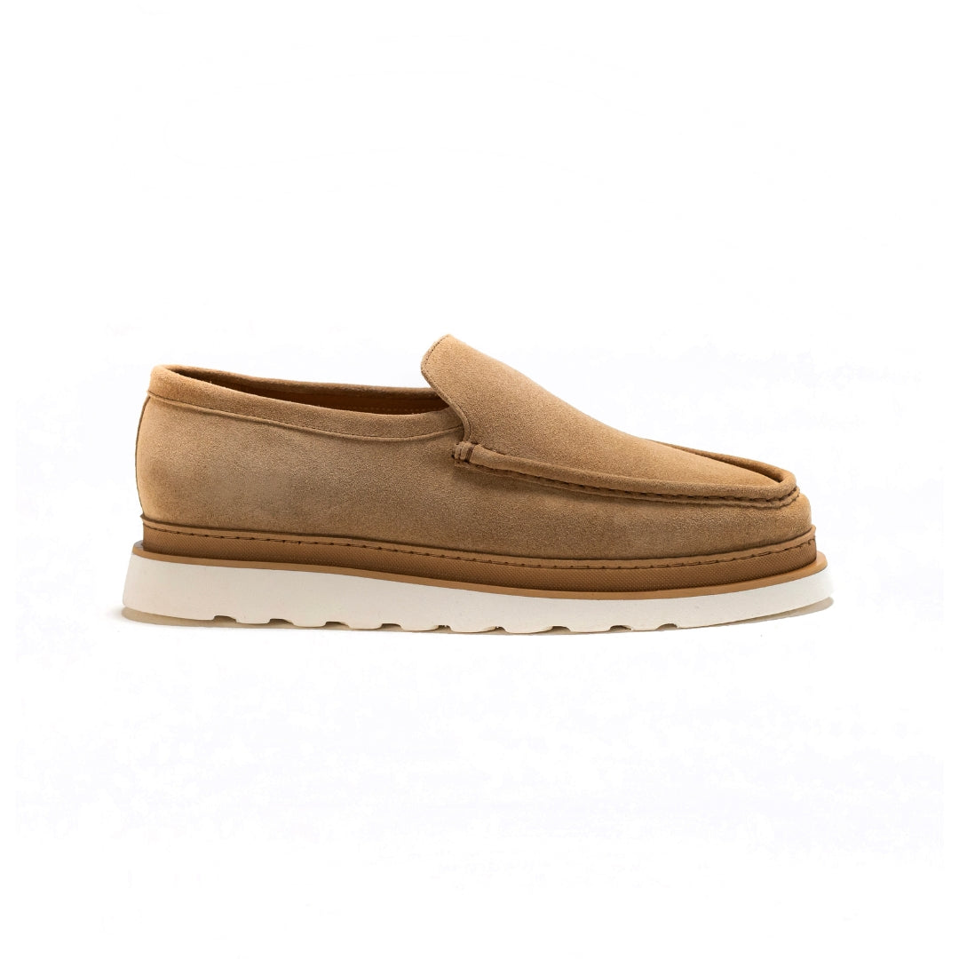 JAMES TAN SUEDE LOAFER
