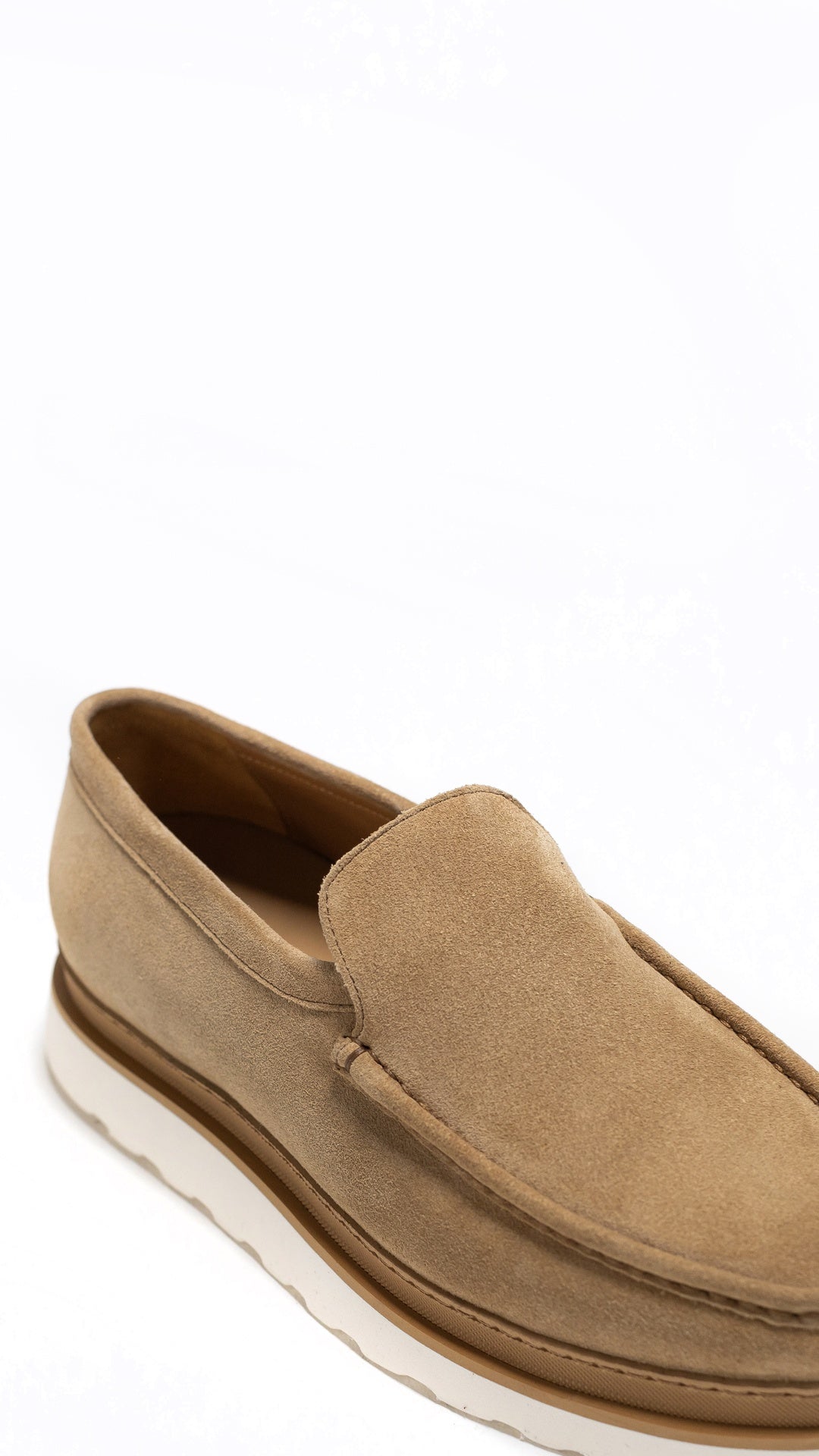 JAMES TAN SUEDE LOAFER