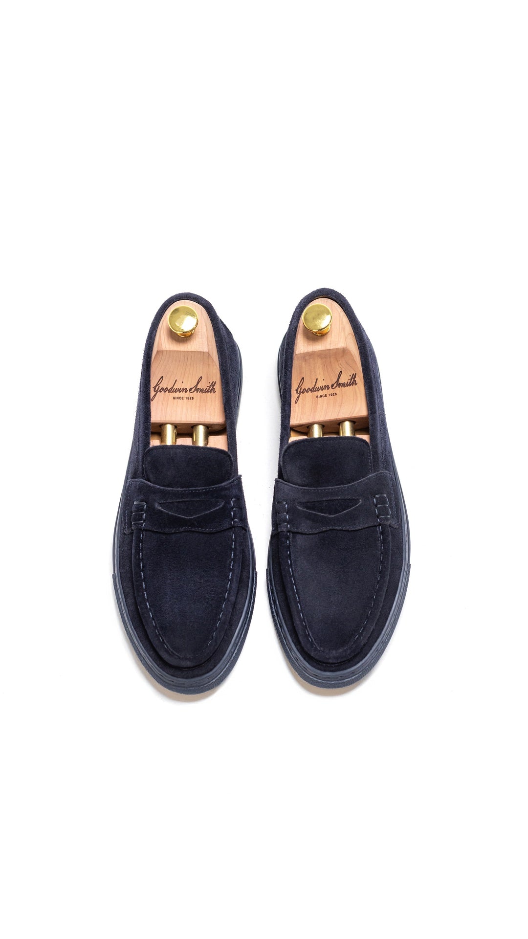 HARVEY NAVY SUEDE LOAFER