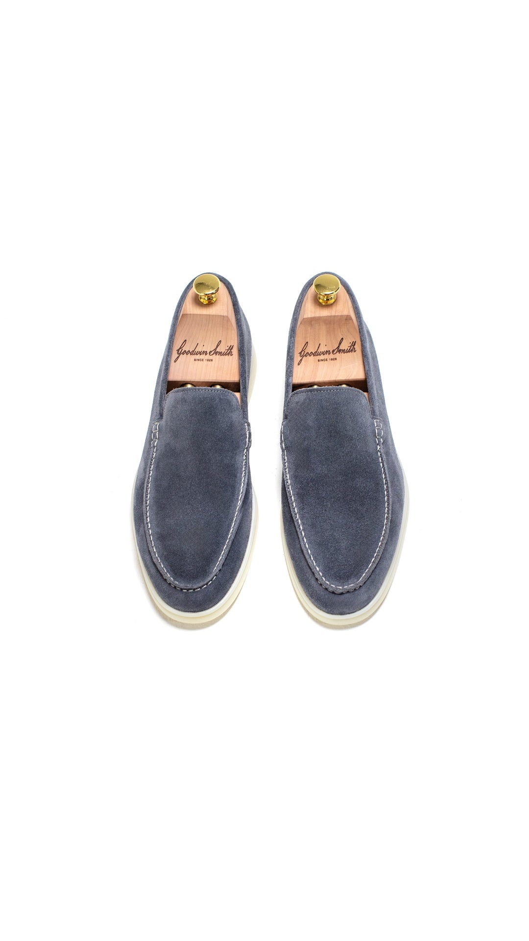 XANDER LIGHT BLUE SUEDE LOAFER