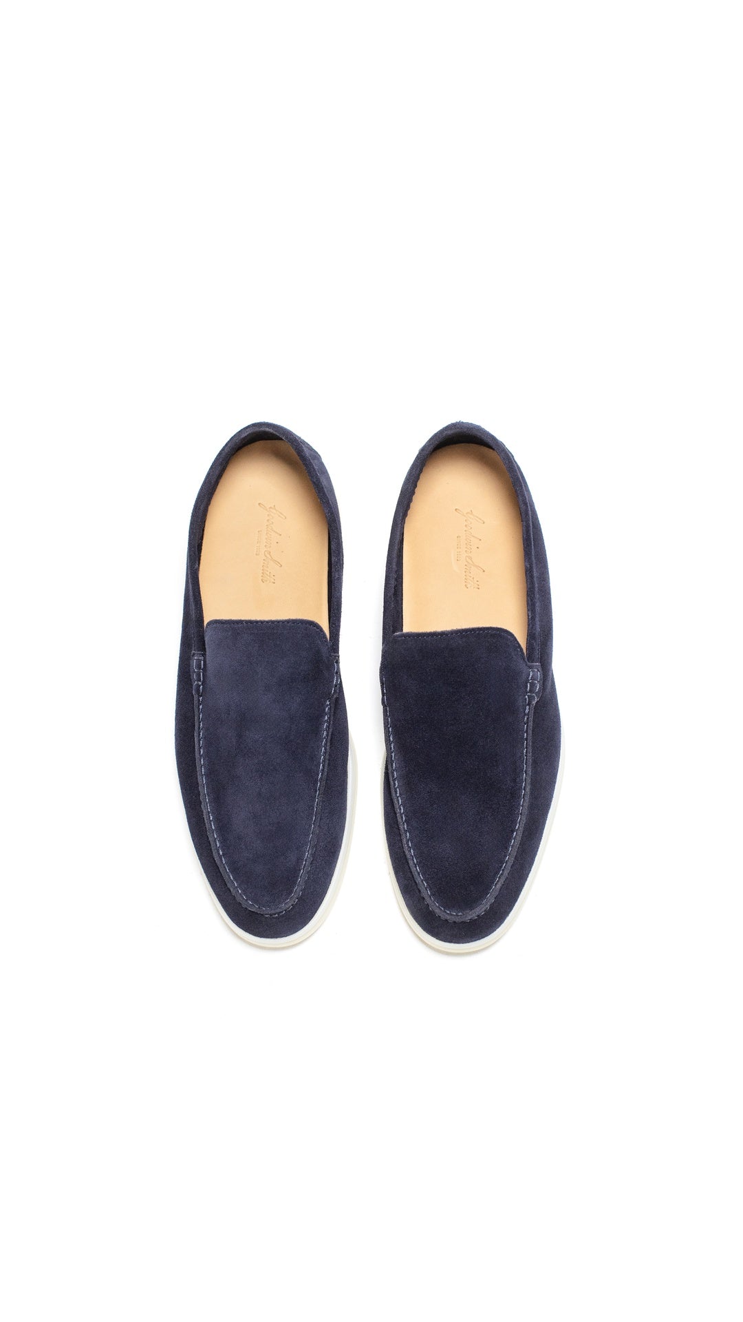 XANDER NAVY SUEDE LOAFER