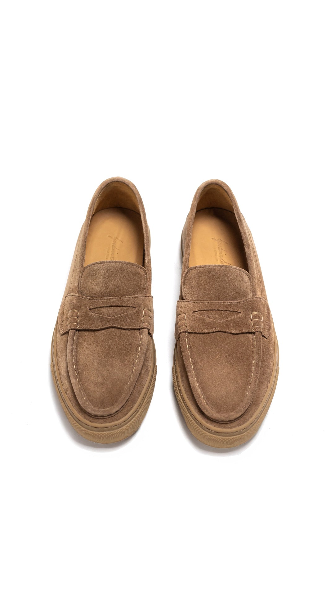 HARVEY BROWN SUEDE LOAFER