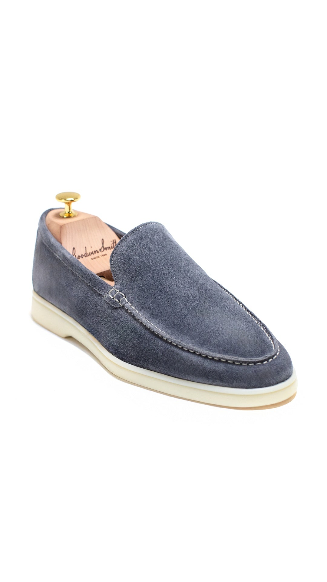 XANDER LIGHT BLUE SUEDE LOAFER