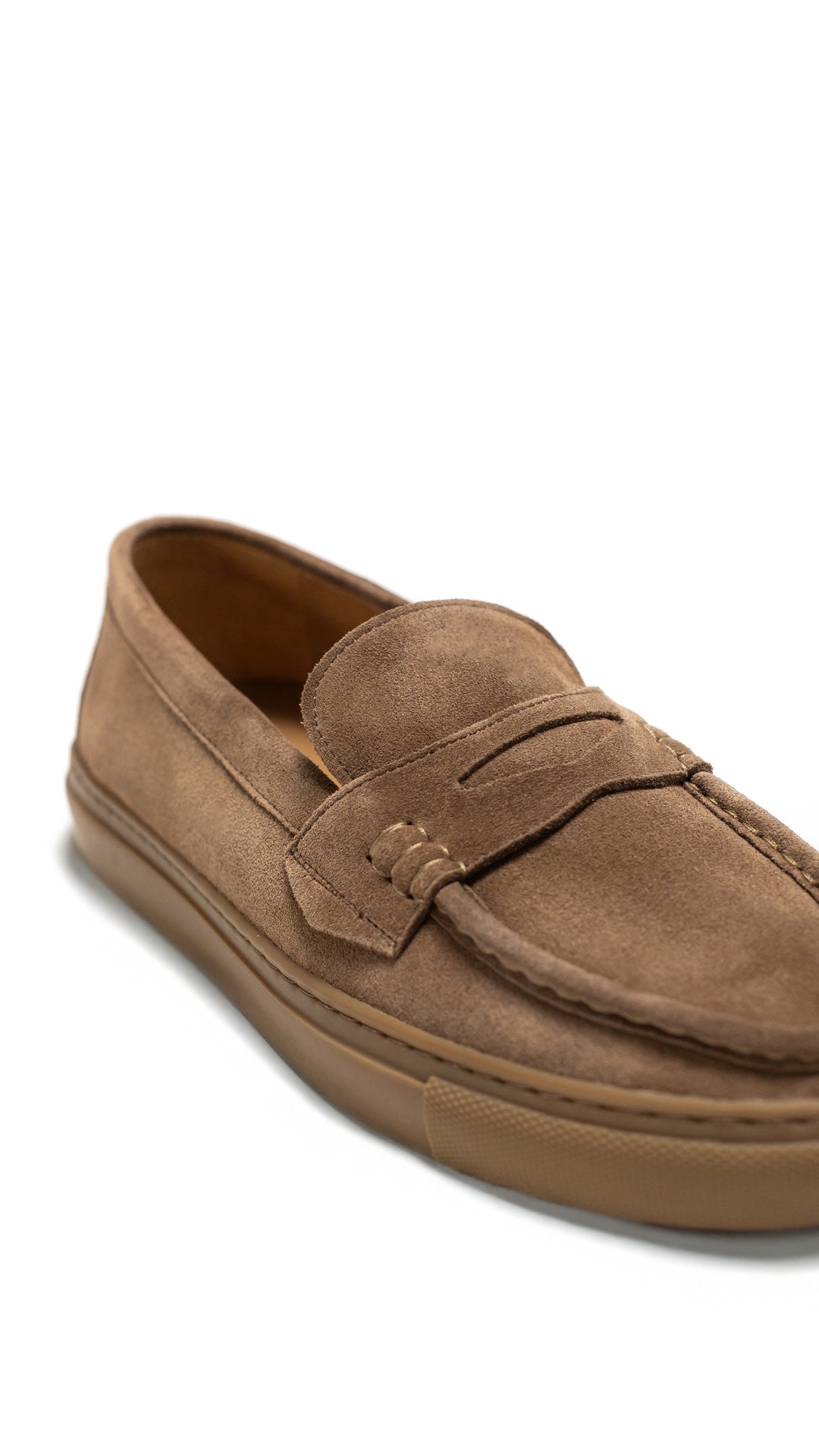 HARVEY BROWN SUEDE LOAFER
