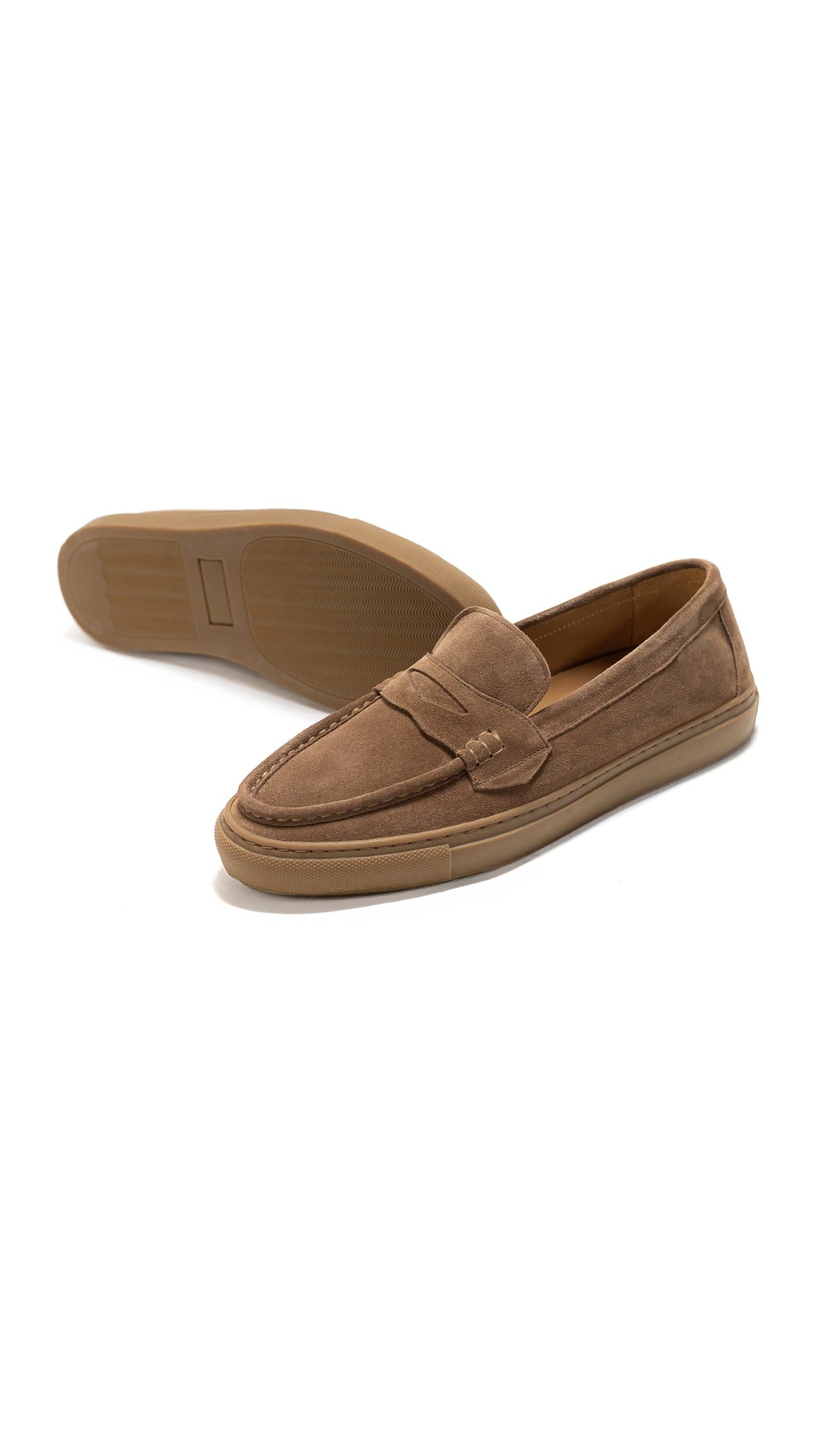 HARVEY BROWN SUEDE LOAFER