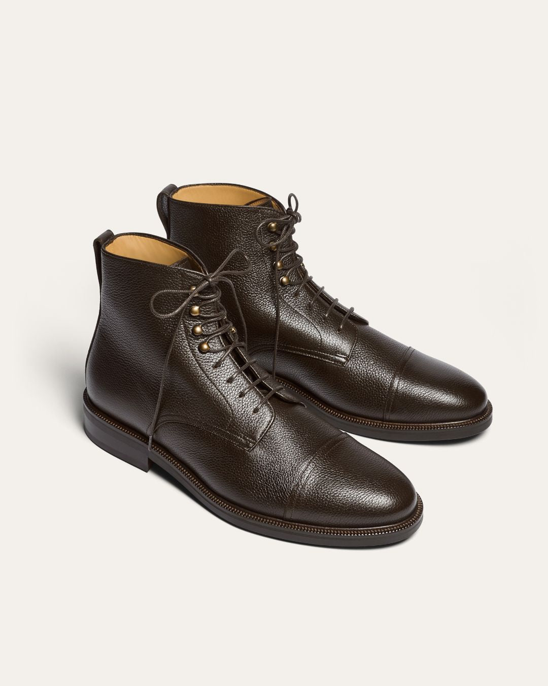 SINCLAIR MENS BROWN LEATHER BOOT