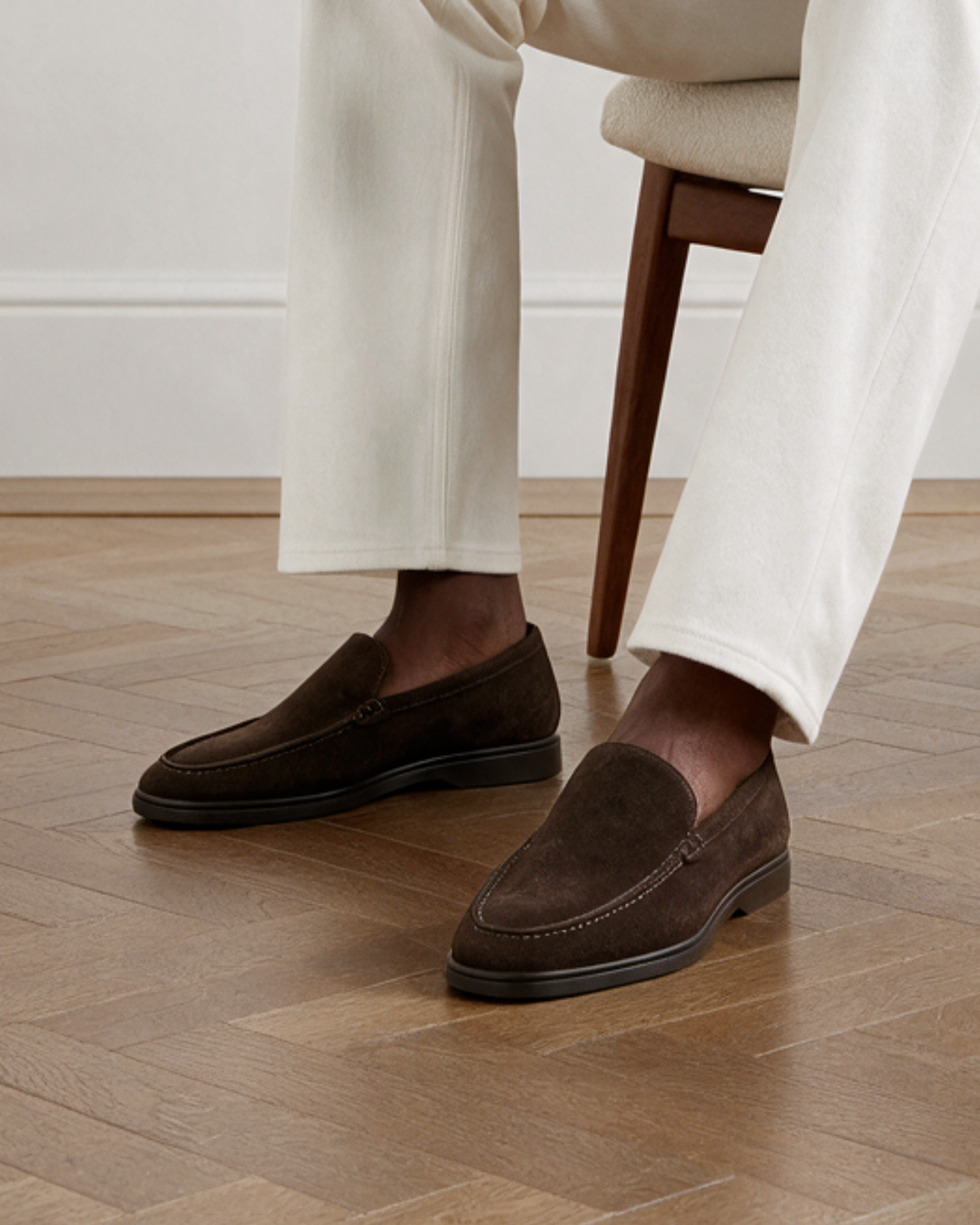 XANDER BROWN/BROWN SUEDE LOAFER