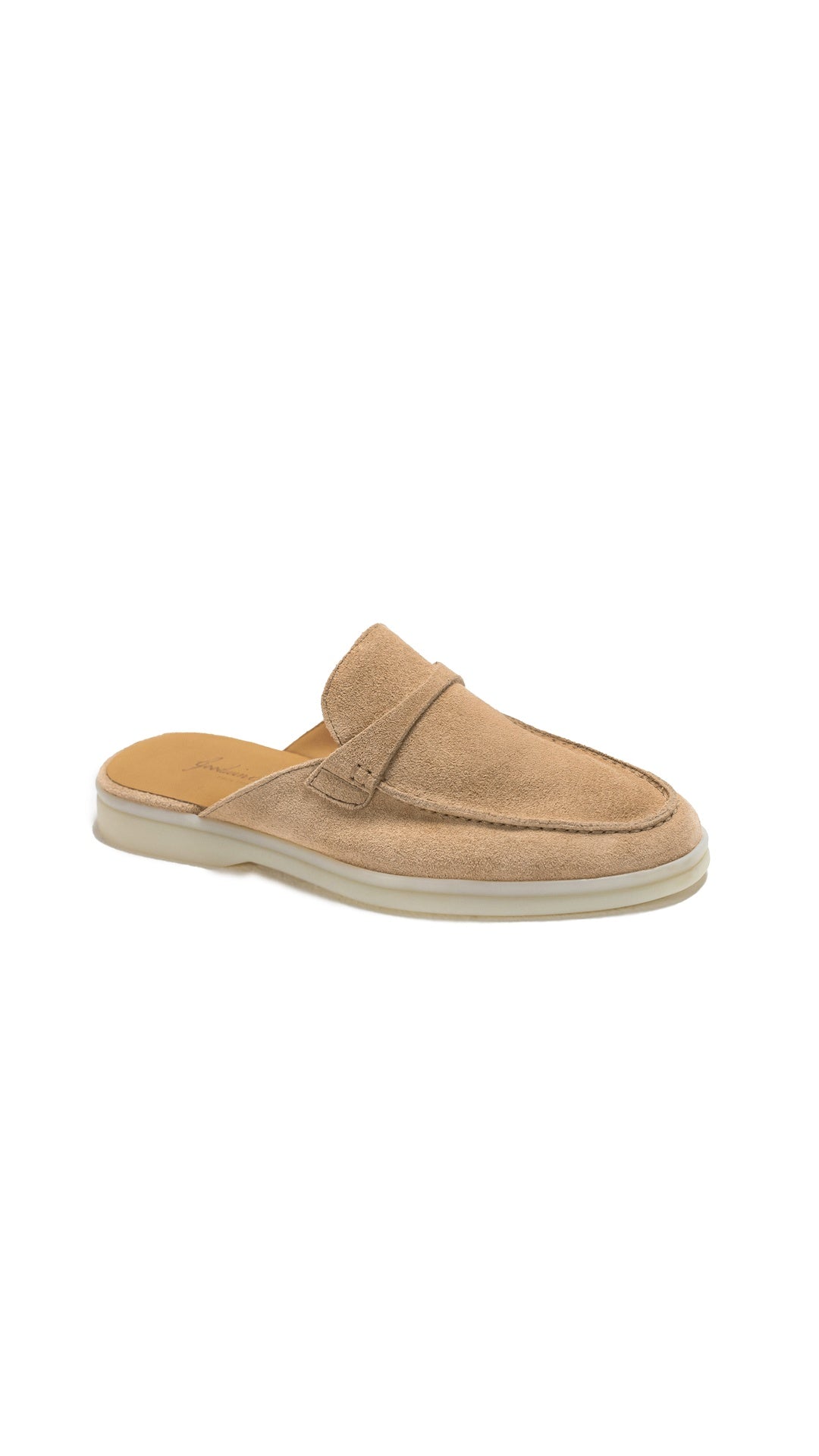AMEILA BEIGE SUEDE SLIP-ON LOAFER