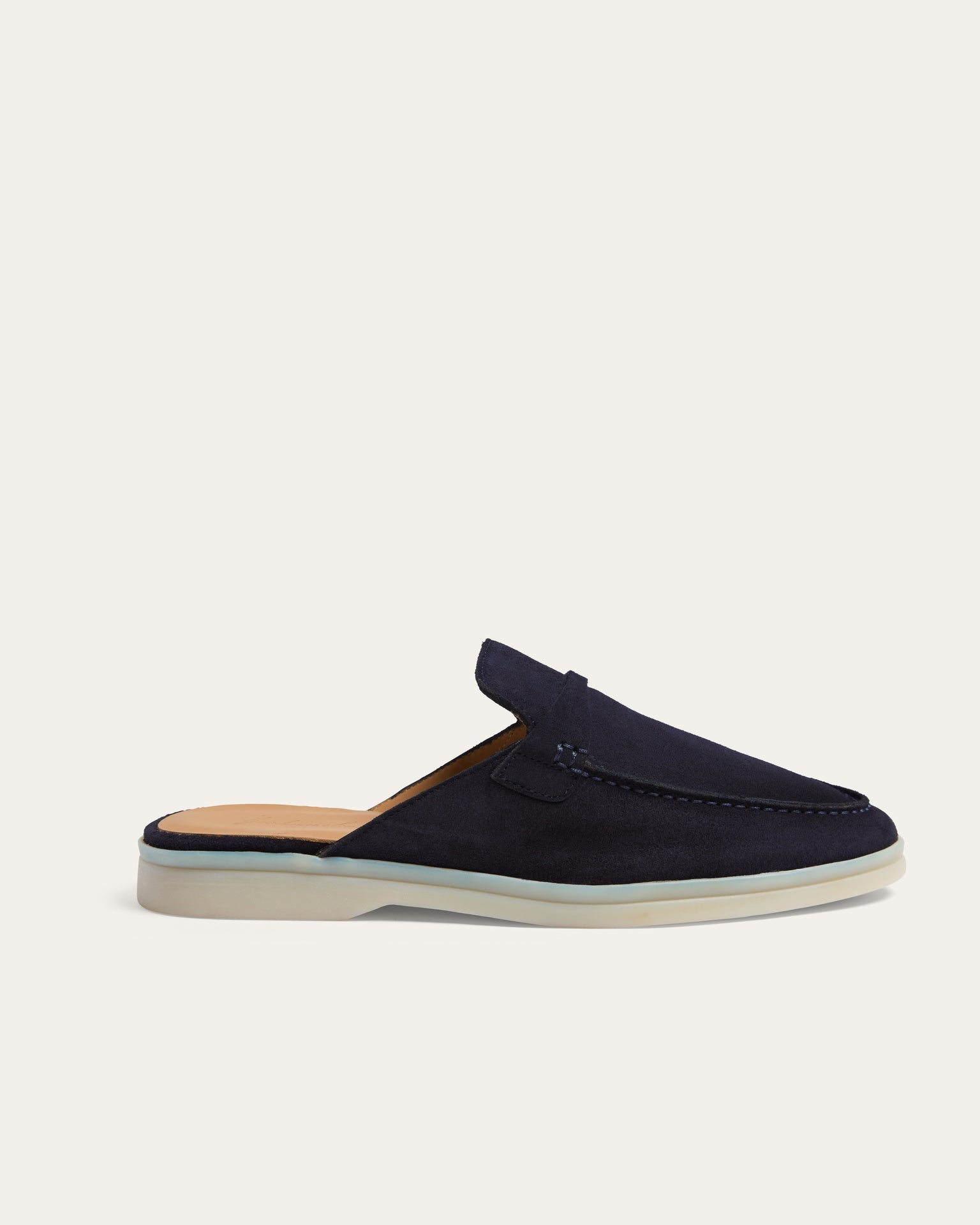 AMEILA NAVY SUEDE SLIP-ON LOAFER
