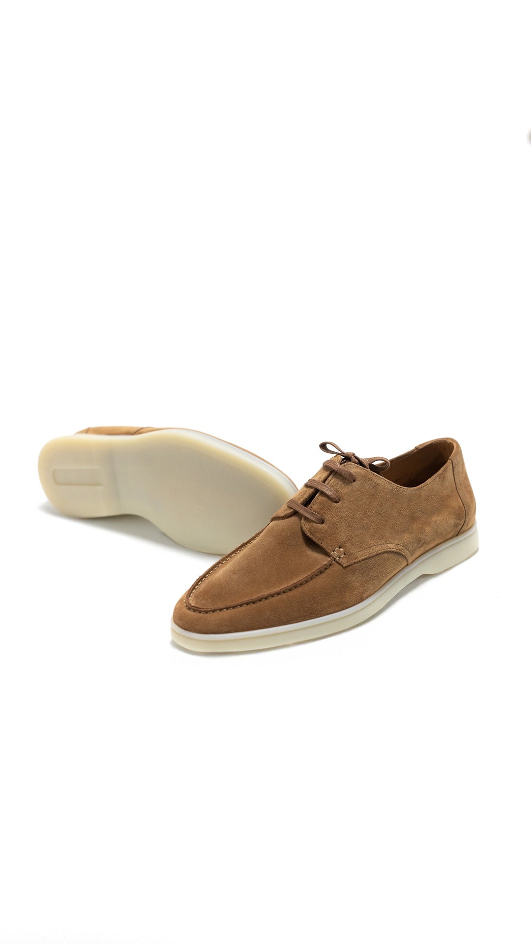 EMILIO TAN SUEDE BOAT LOAFER