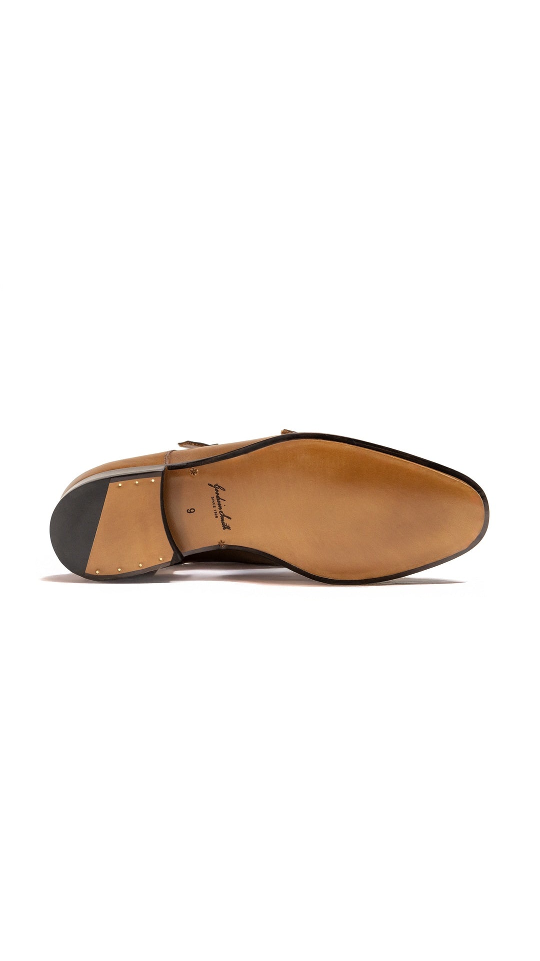 ELLIOT TAN LEATHER MONK STRAP