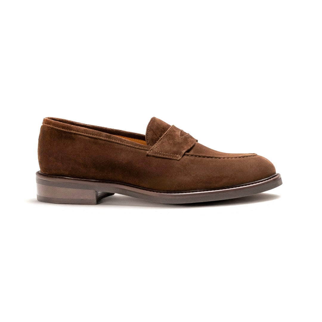 CHESTER SUEDE BROWN PENNY LOAFER