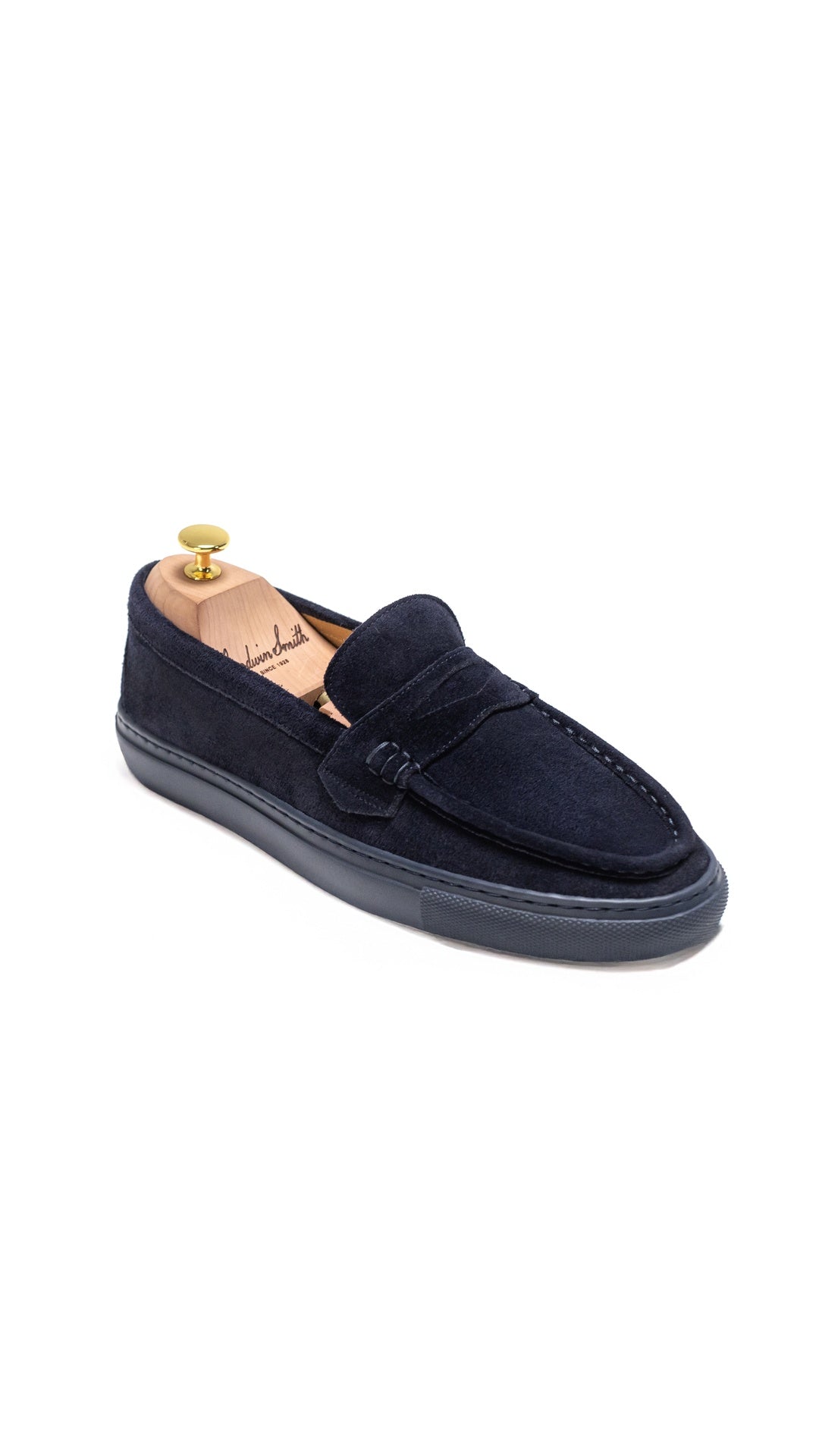 HARVEY NAVY SUEDE LOAFER