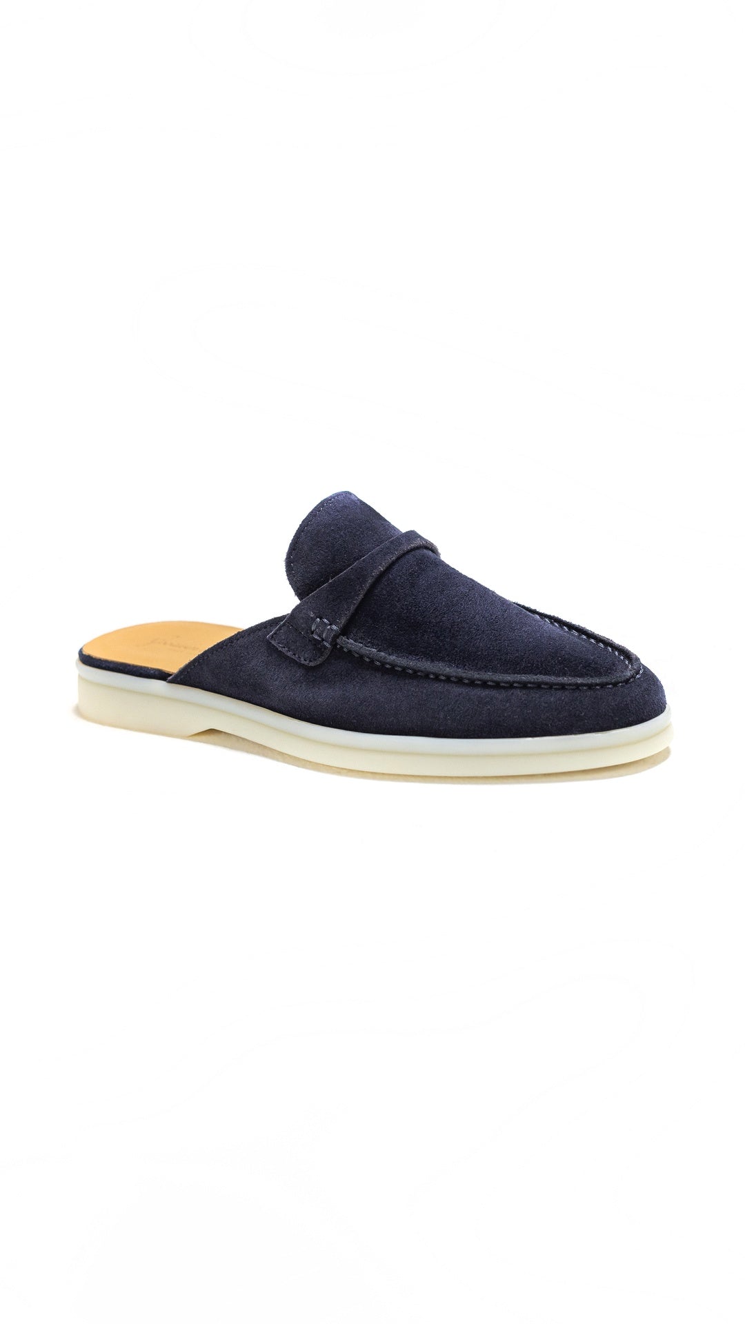 AMEILA NAVY SUEDE SLIP-ON LOAFER