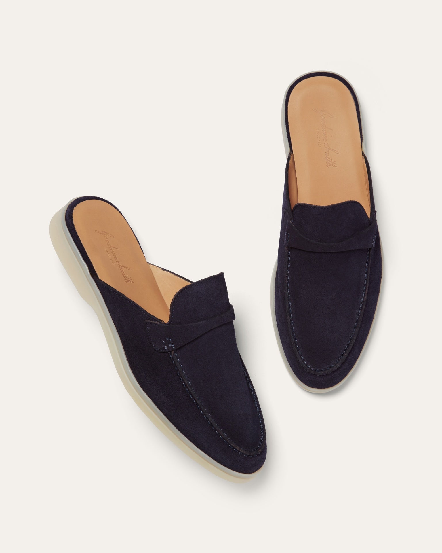 AMEILA NAVY SUEDE SLIP-ON LOAFER