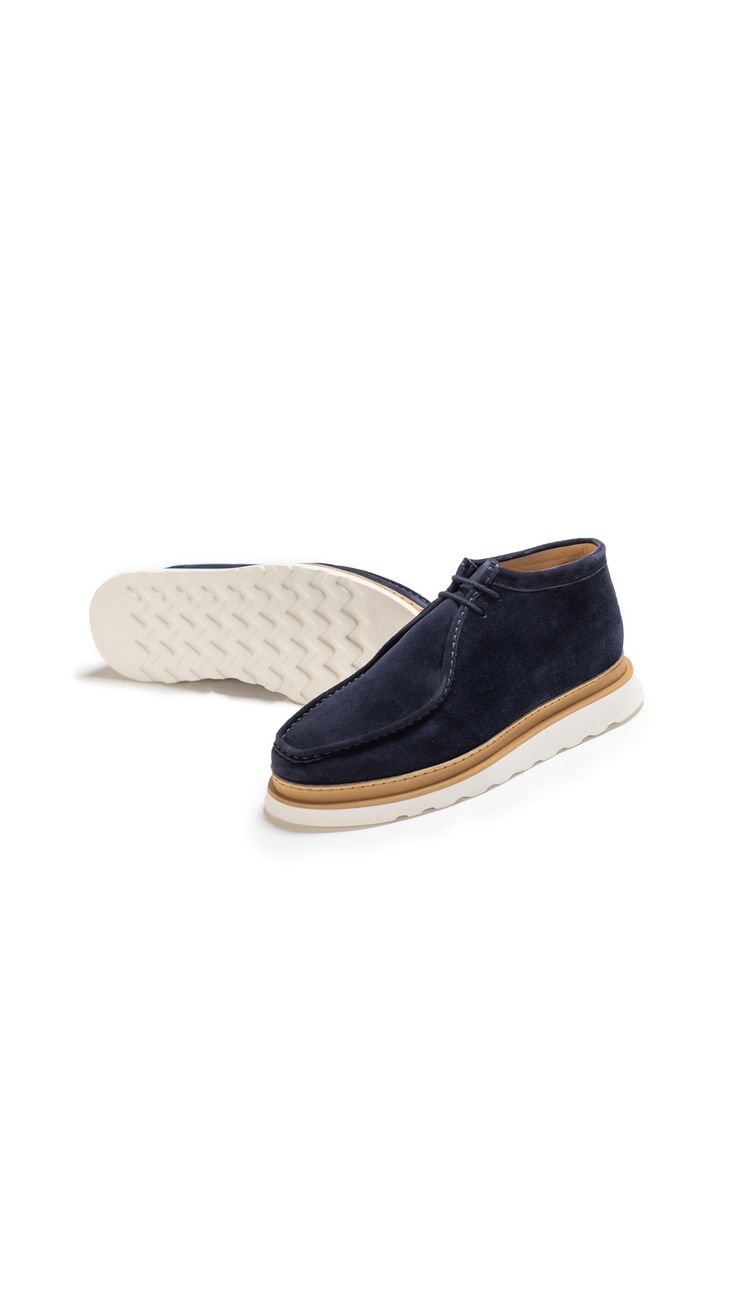 SAMUEL NAVY SUEDE DESERT BOOT