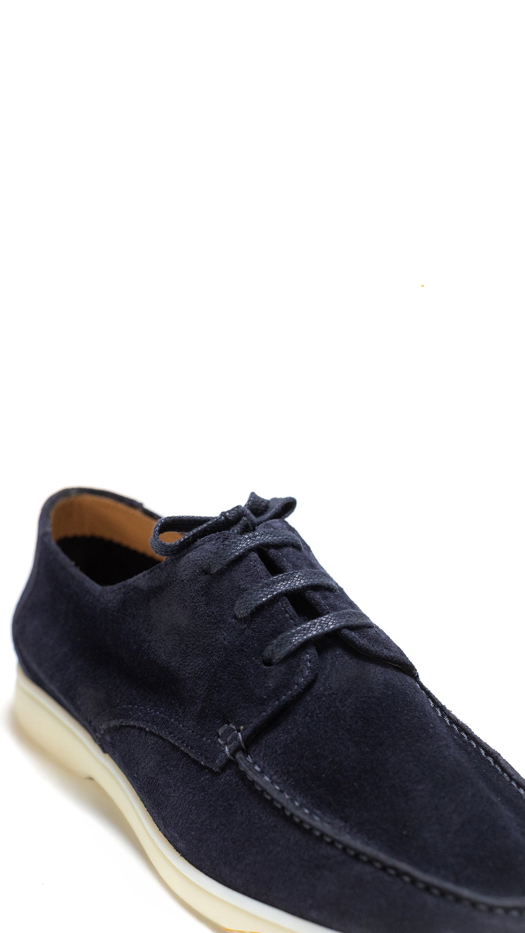 EMILIO NAVY SUEDE BOAT LOAFER