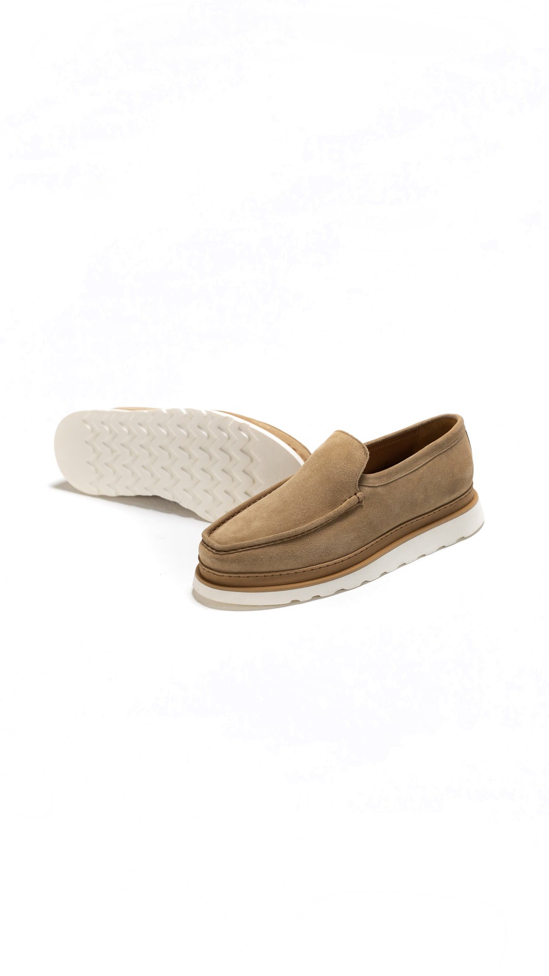 JAMES TAN SUEDE LOAFER