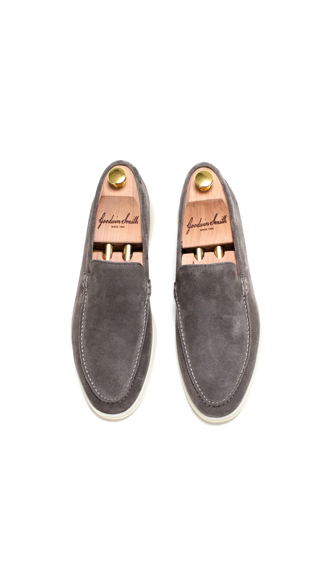 XANDER GREY SUEDE LOAFER