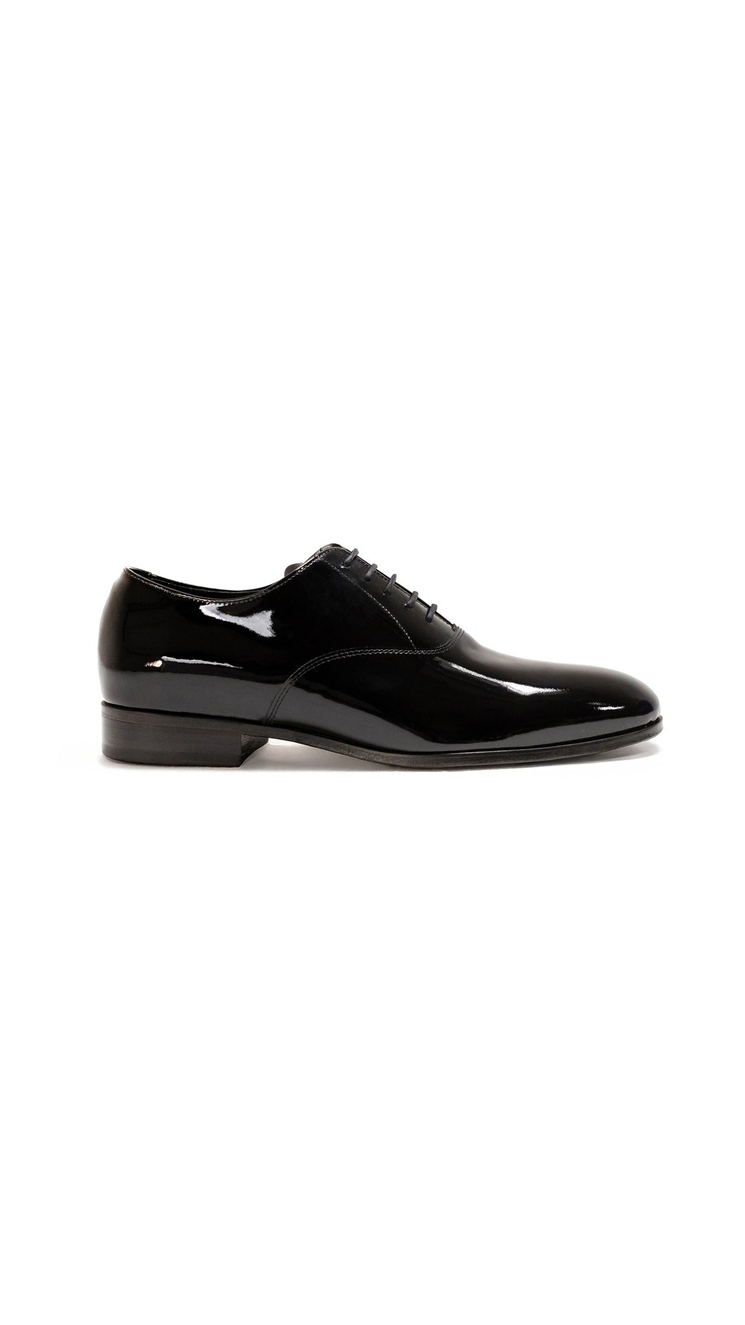 CASSIUS BLACK PATENT LEATHER OXFORD