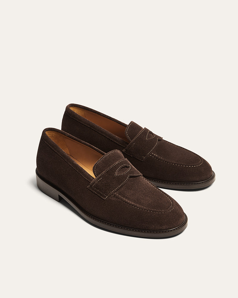 LOUIS BROWN SUEDE LOAFER