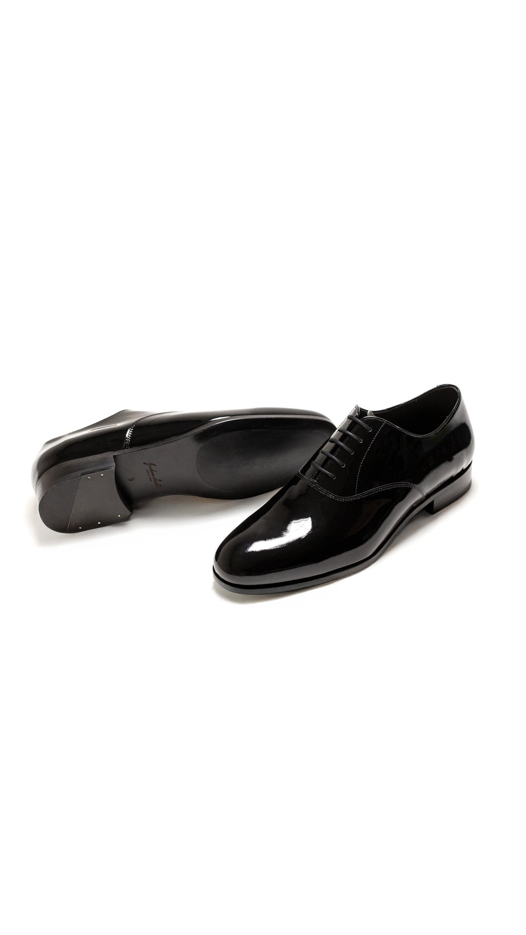 CASSIUS BLACK PATENT LEATHER OXFORD