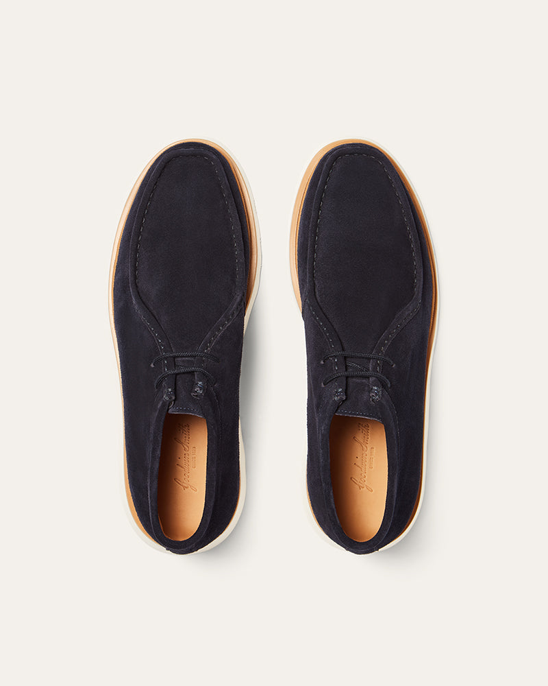 SAMUEL NAVY SUEDE DESERT BOOT