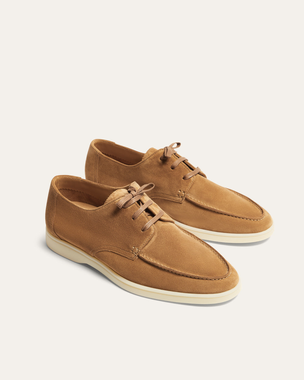 EMILIO TAN SUEDE BOAT LOAFER