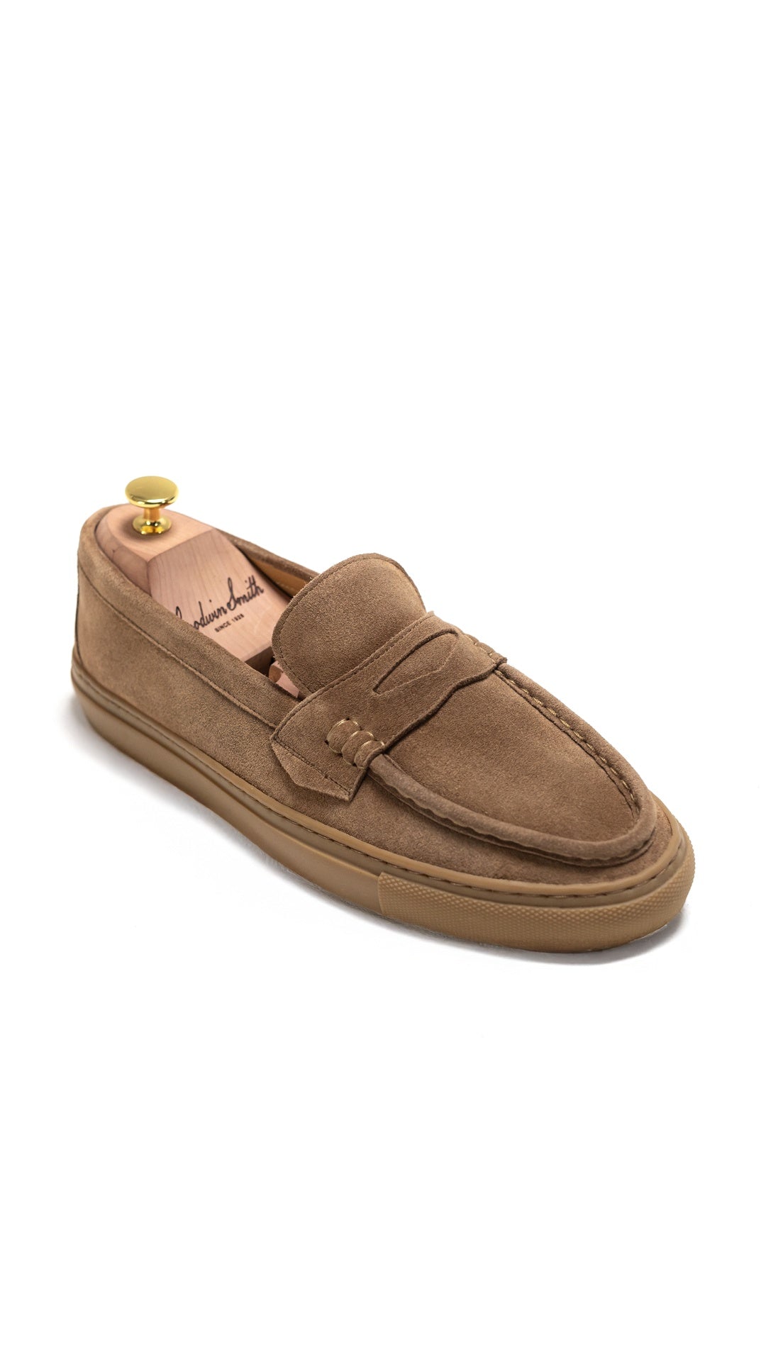 HARVEY BROWN SUEDE LOAFER