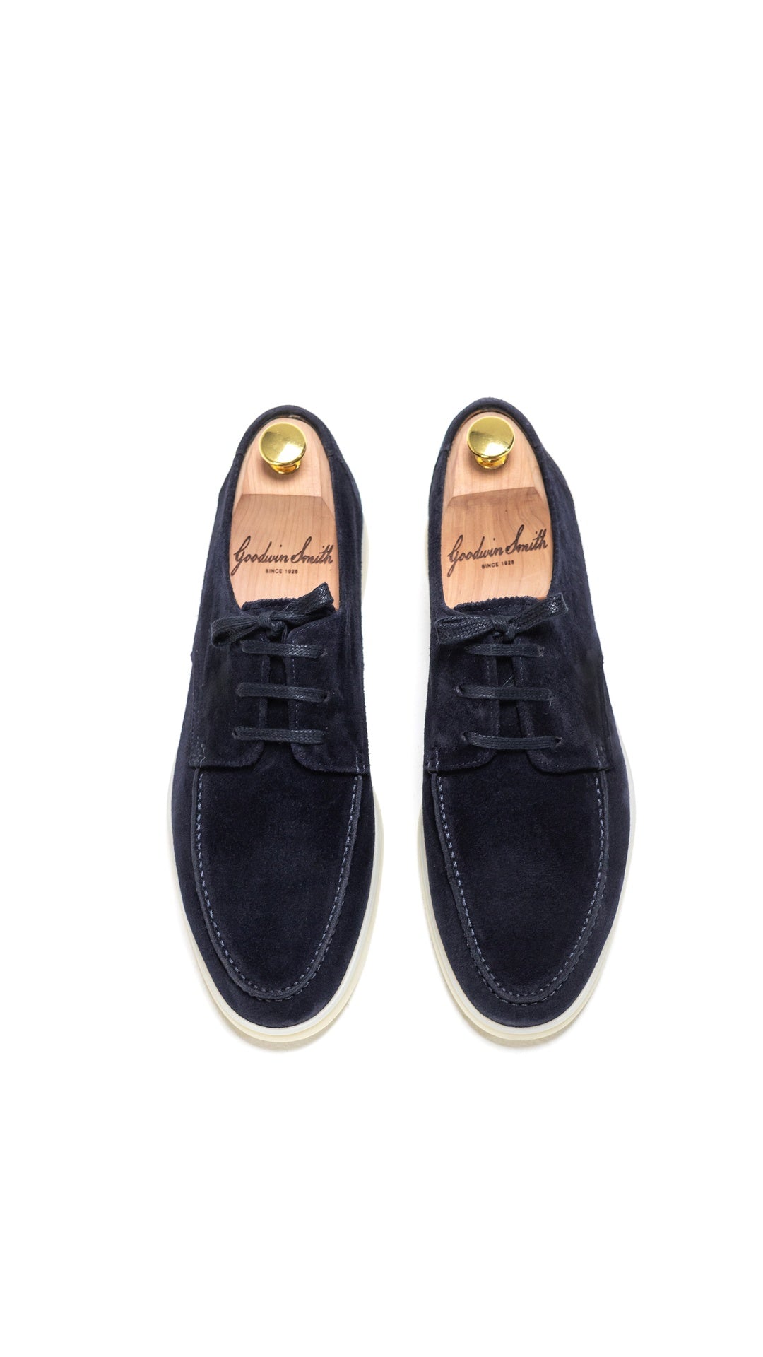 EMILIO NAVY SUEDE BOAT LOAFER