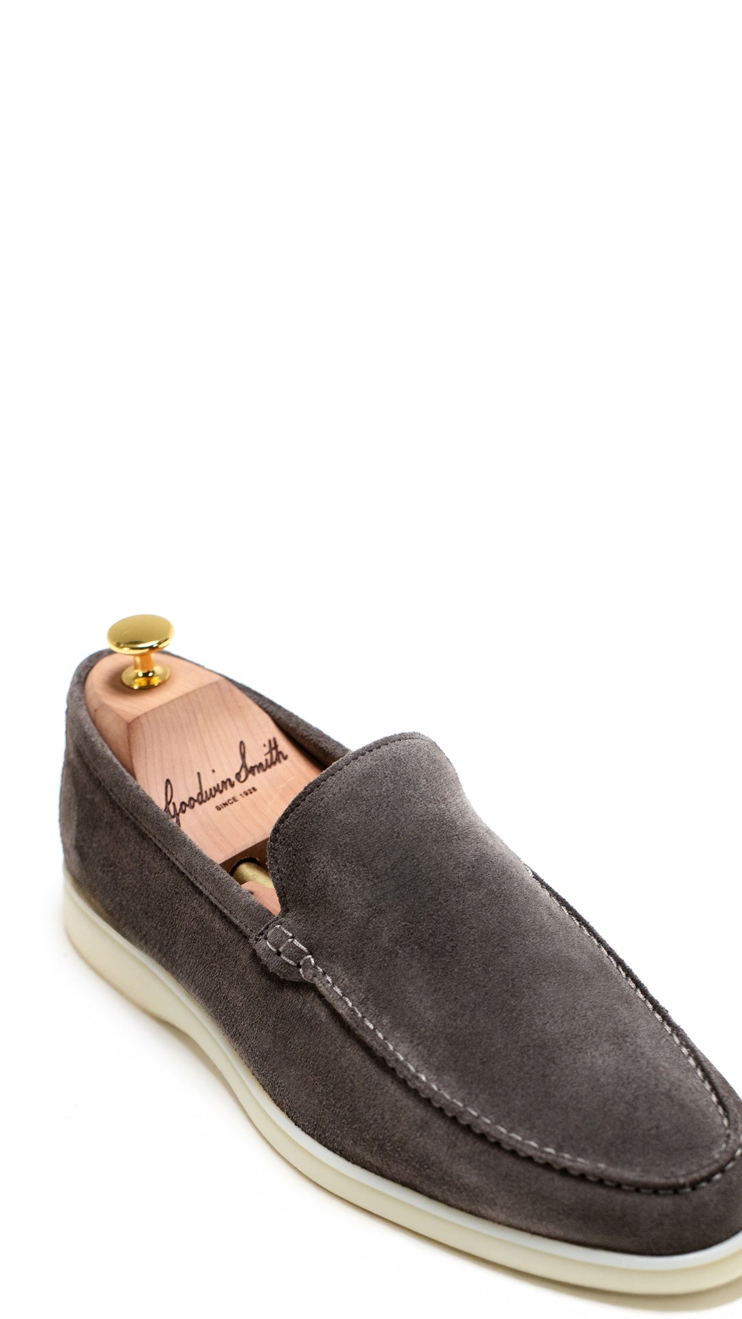 XANDER GREY SUEDE LOAFER