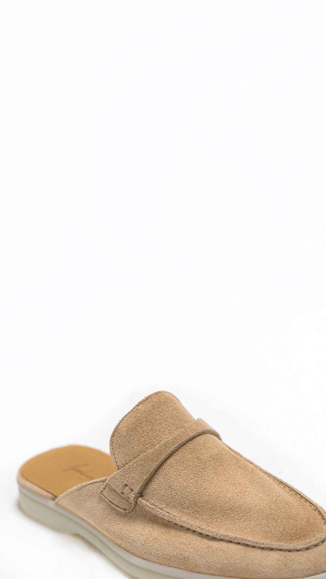 AMEILA BEIGE SUEDE SLIP-ON LOAFER