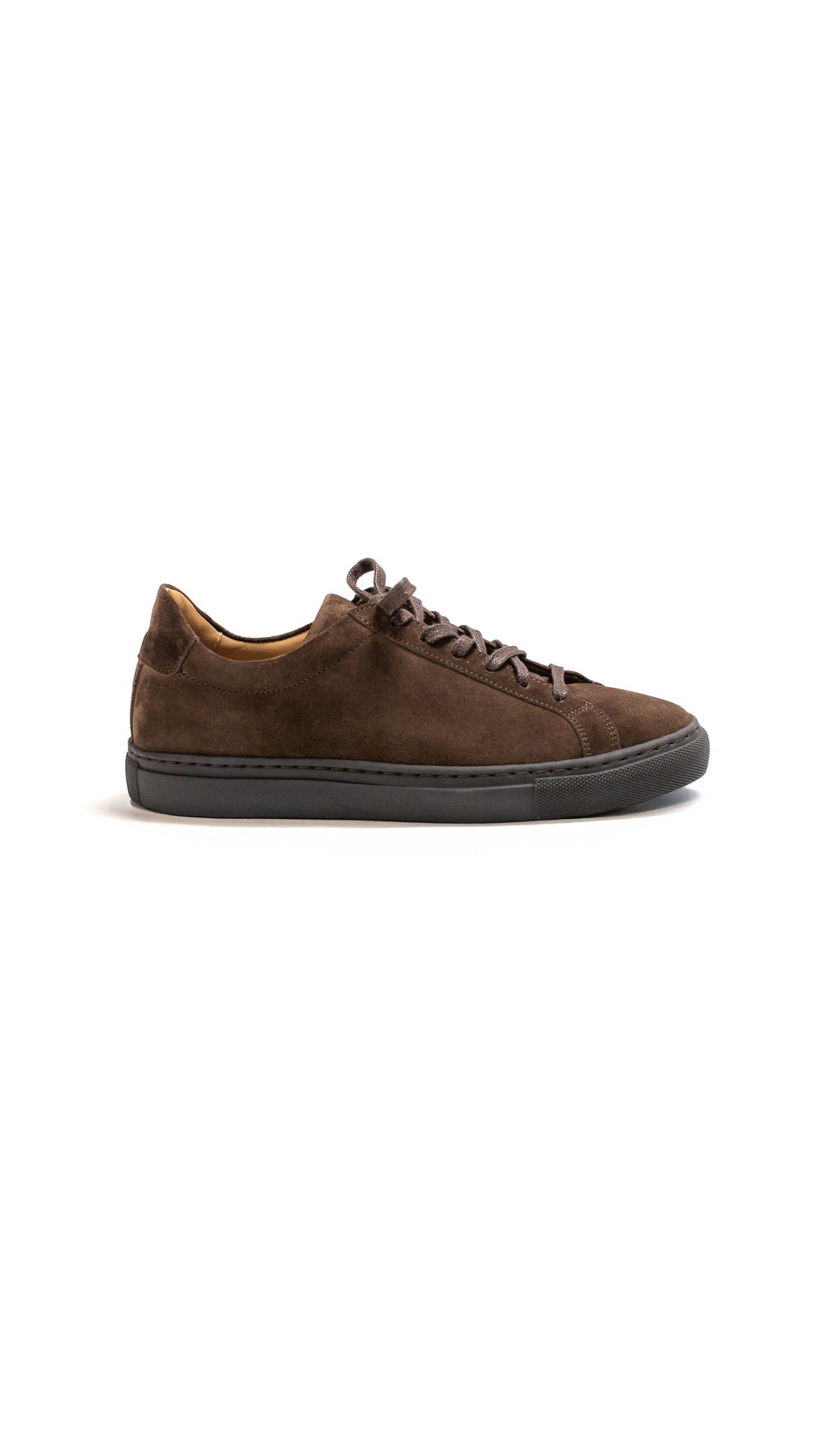 RHODES BROWN SUEDE TRAINER