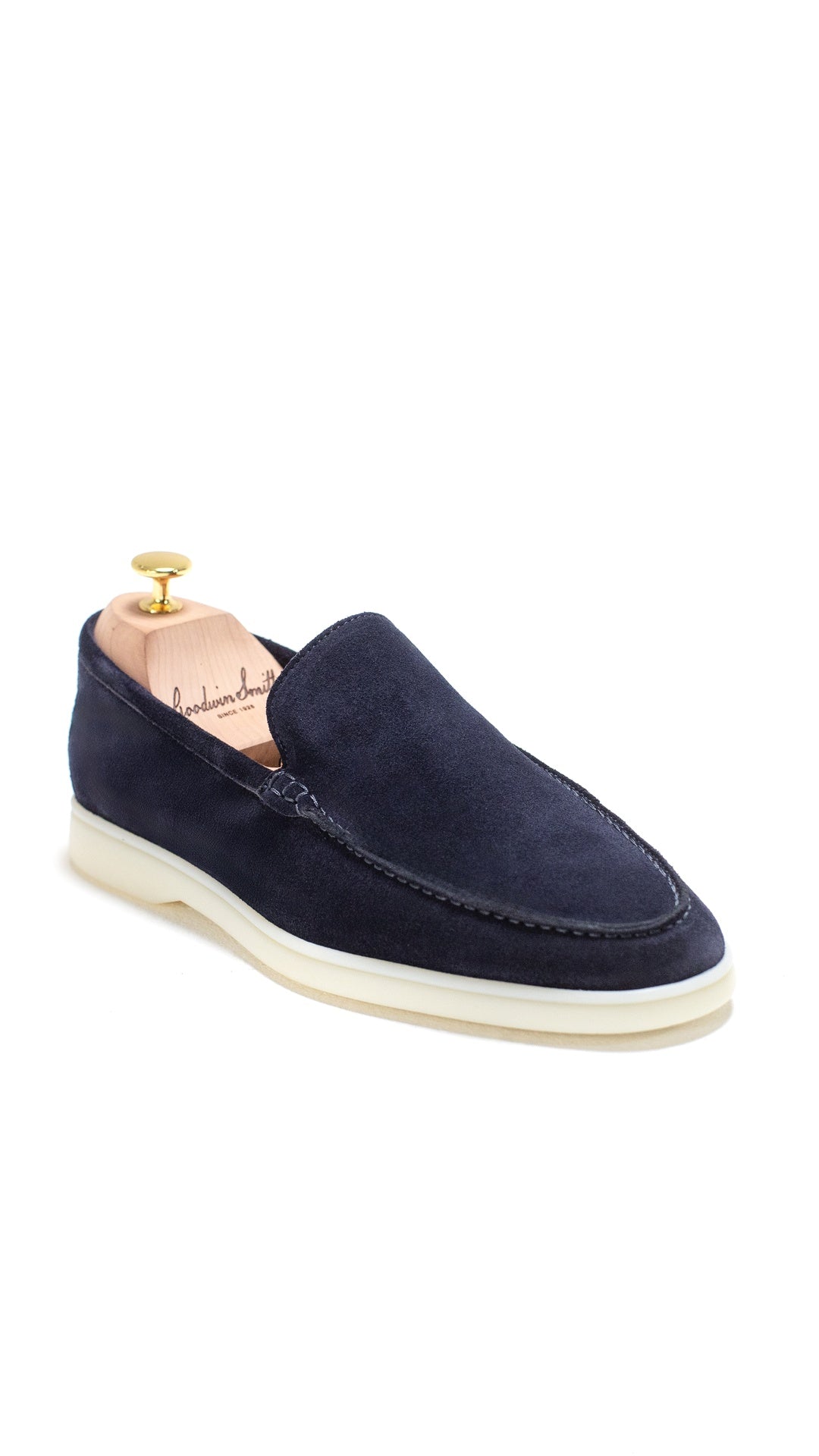 XANDER NAVY SUEDE LOAFER