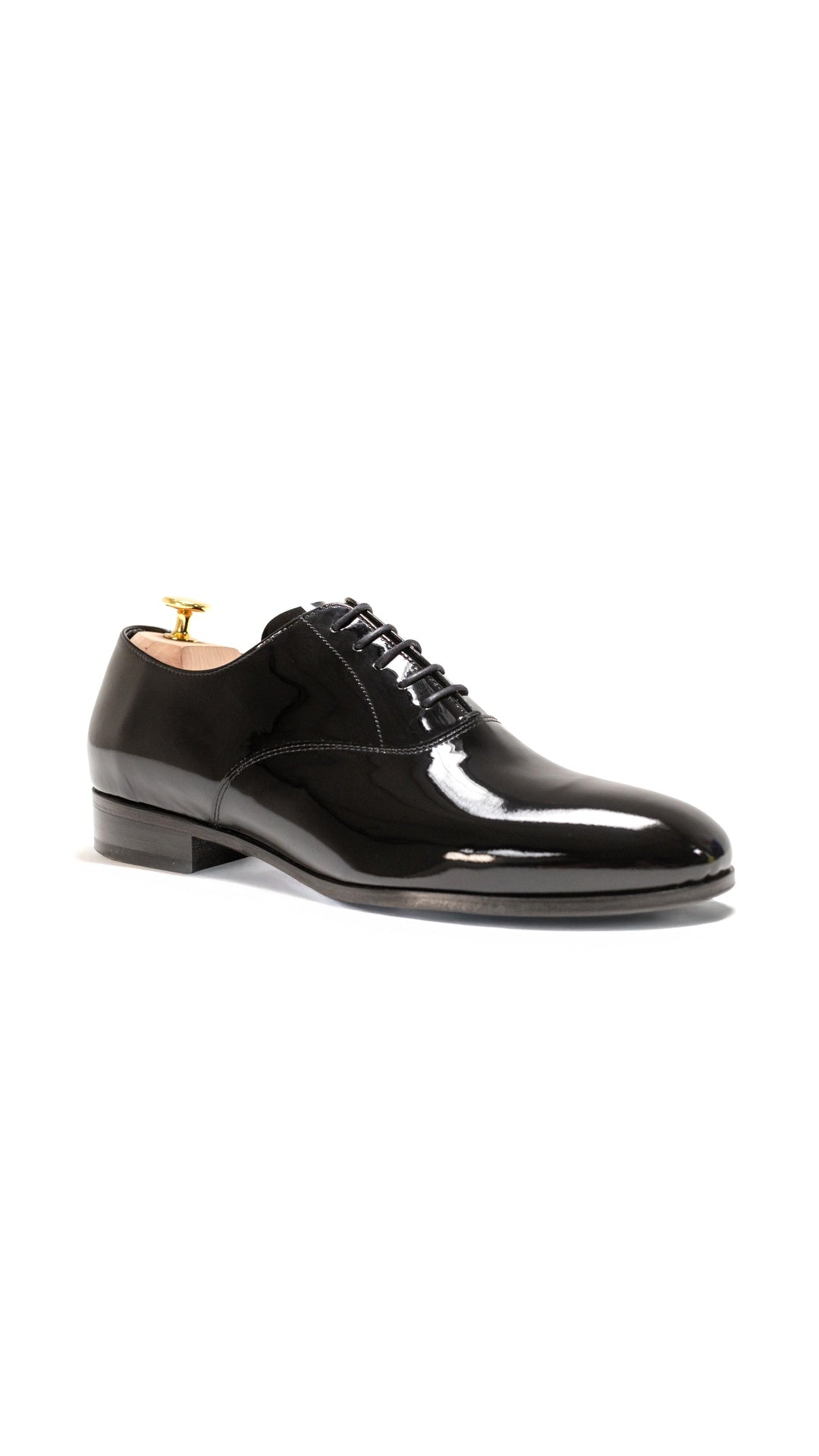 CASSIUS BLACK PATENT LEATHER OXFORD