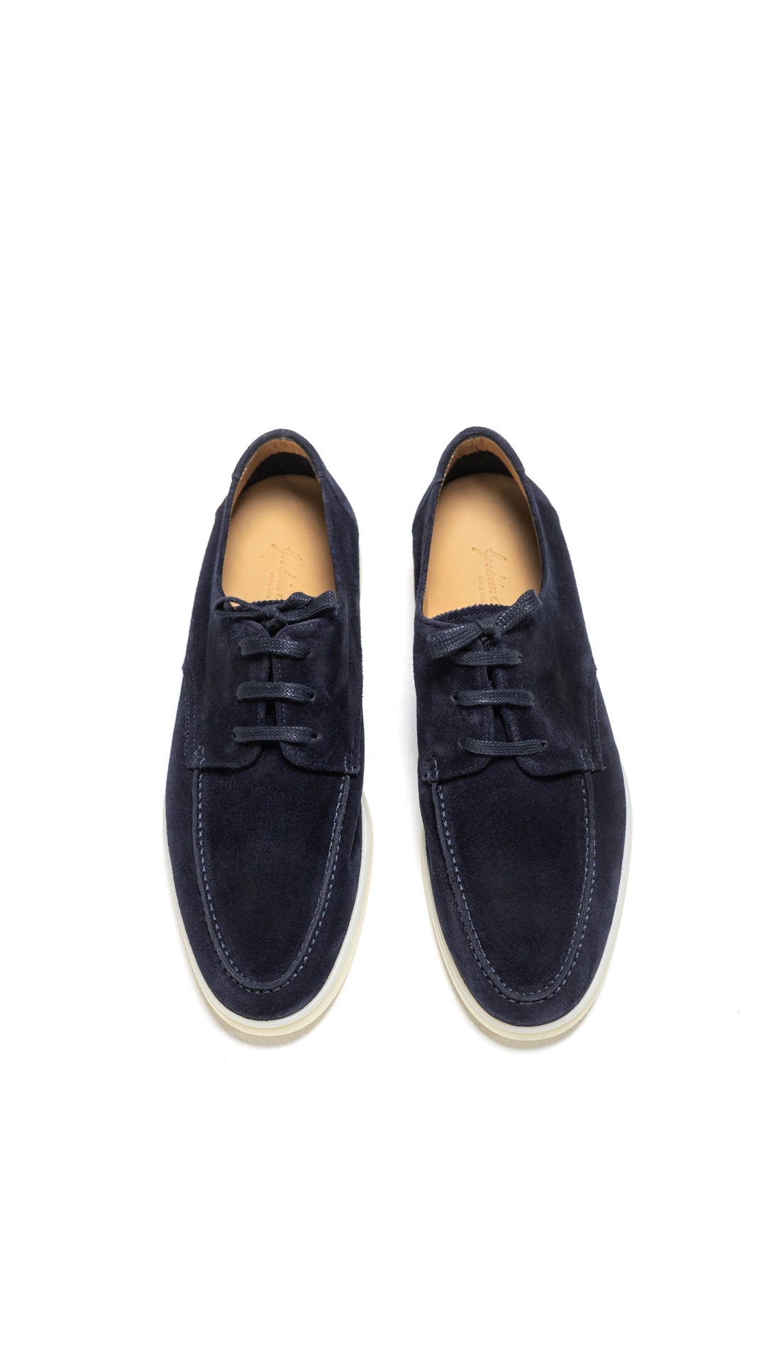 EMILIO NAVY SUEDE BOAT LOAFER