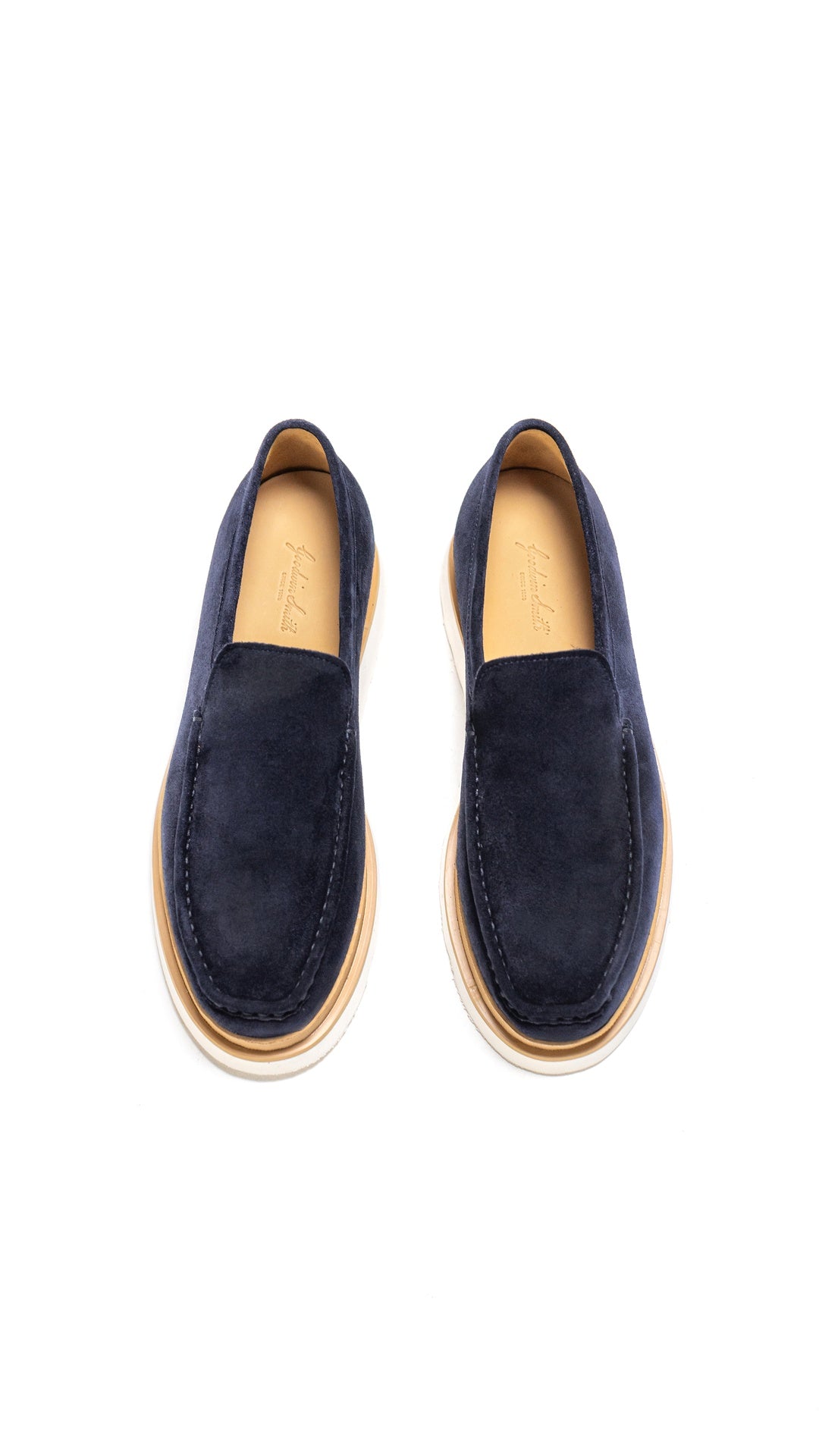 JAMES NAVY SUEDE LOAFER