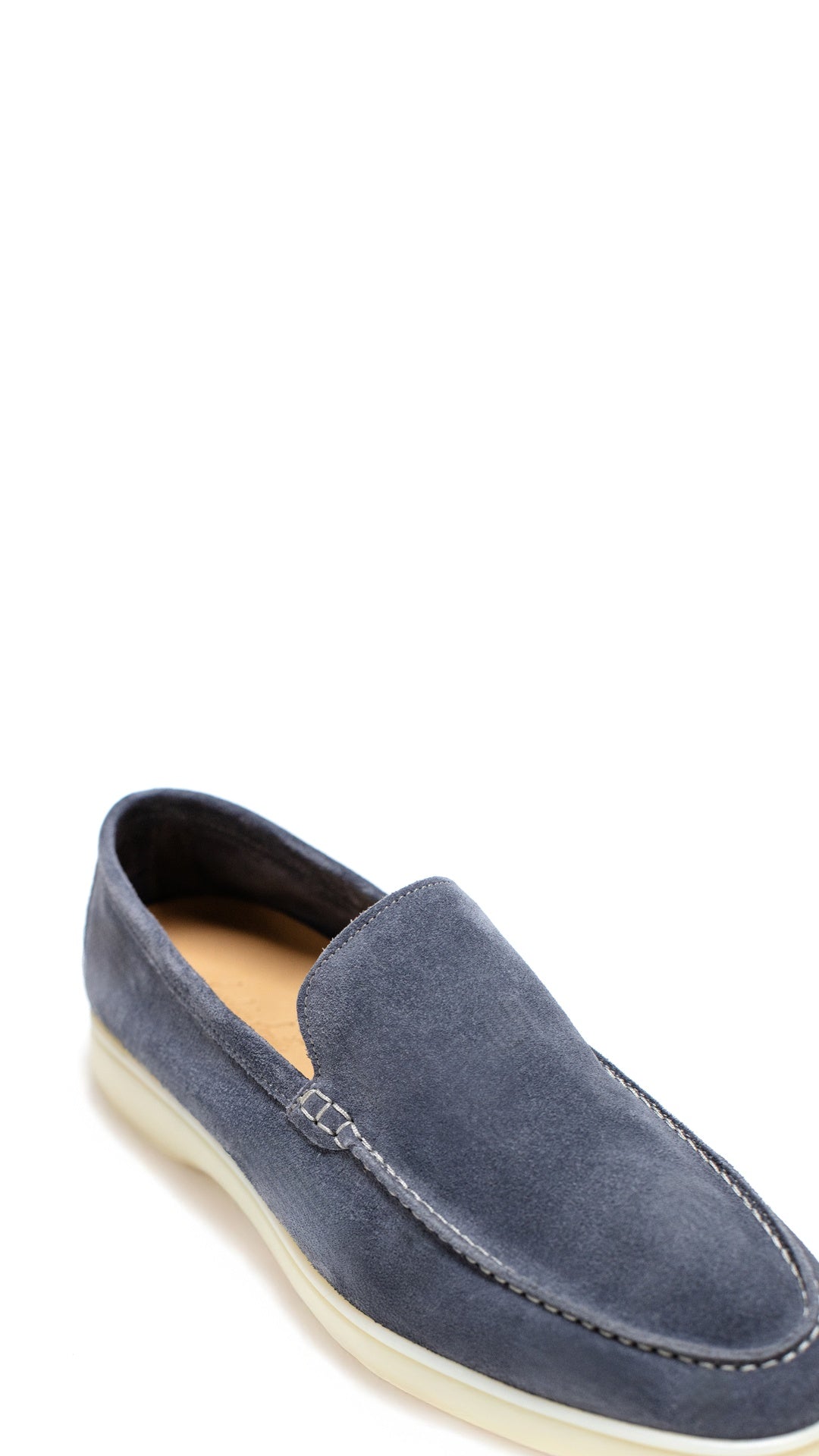 XANDER LIGHT BLUE SUEDE LOAFER