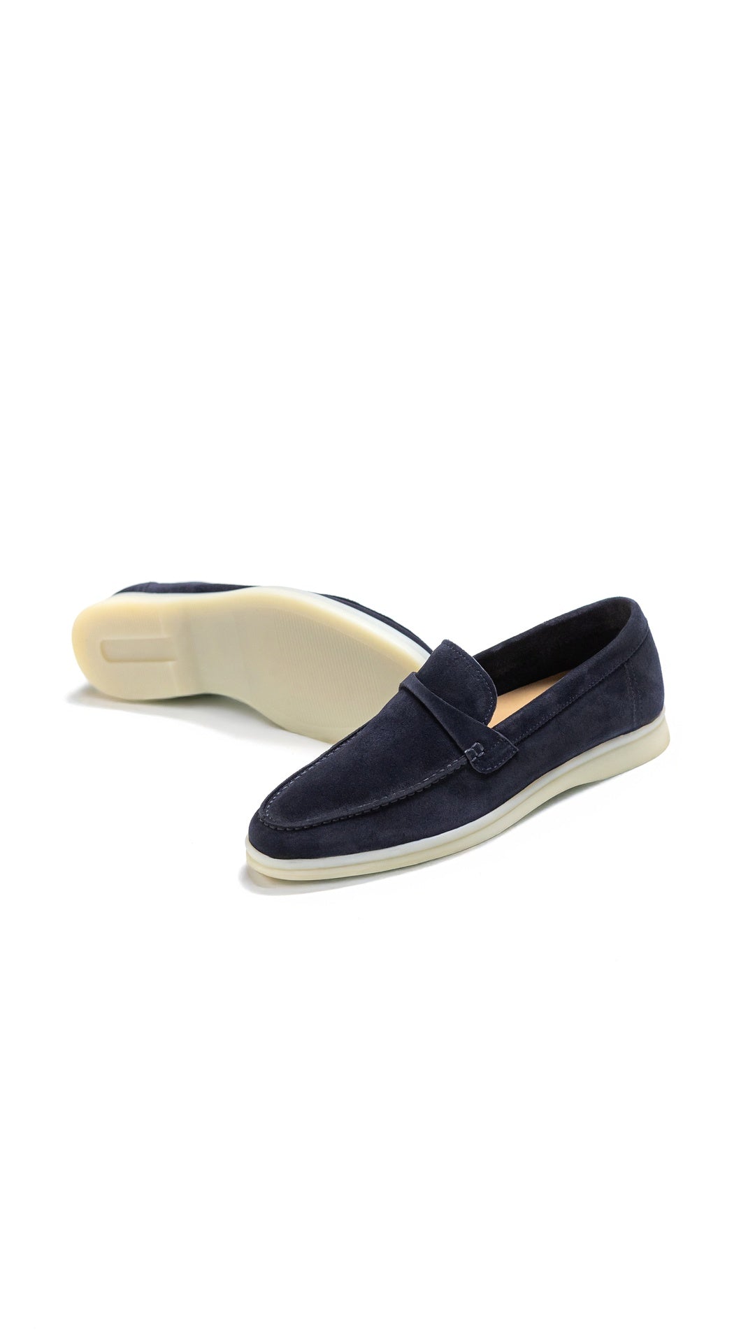 BLAIRE NAVY SUEDE LOAFER