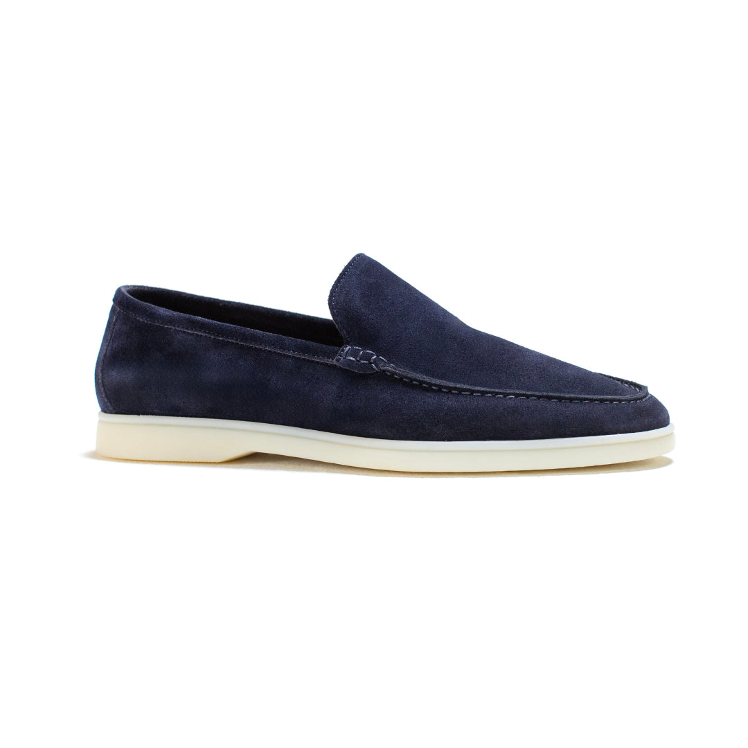 XANDER NAVY SUEDE LOAFER