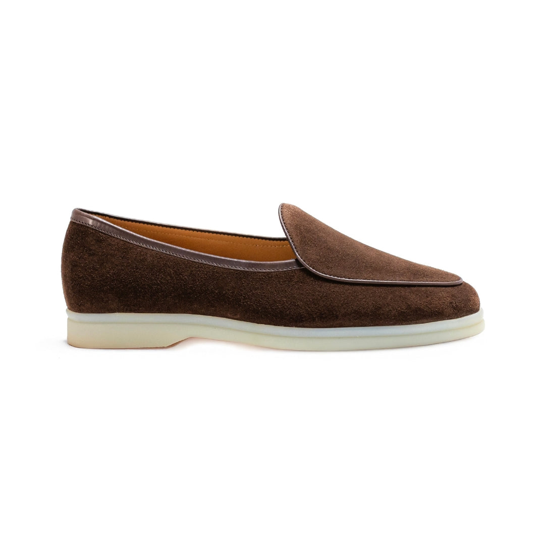 MARGOT BROWN SUEDE LOAFER
