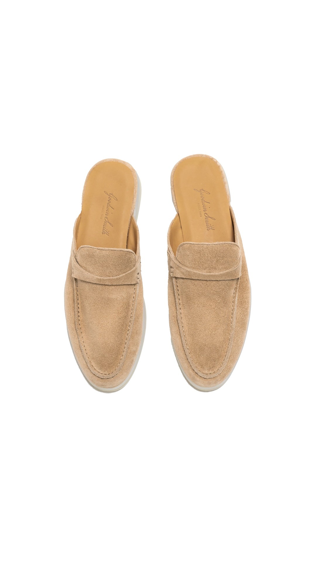 AMEILA BEIGE SUEDE SLIP-ON LOAFER