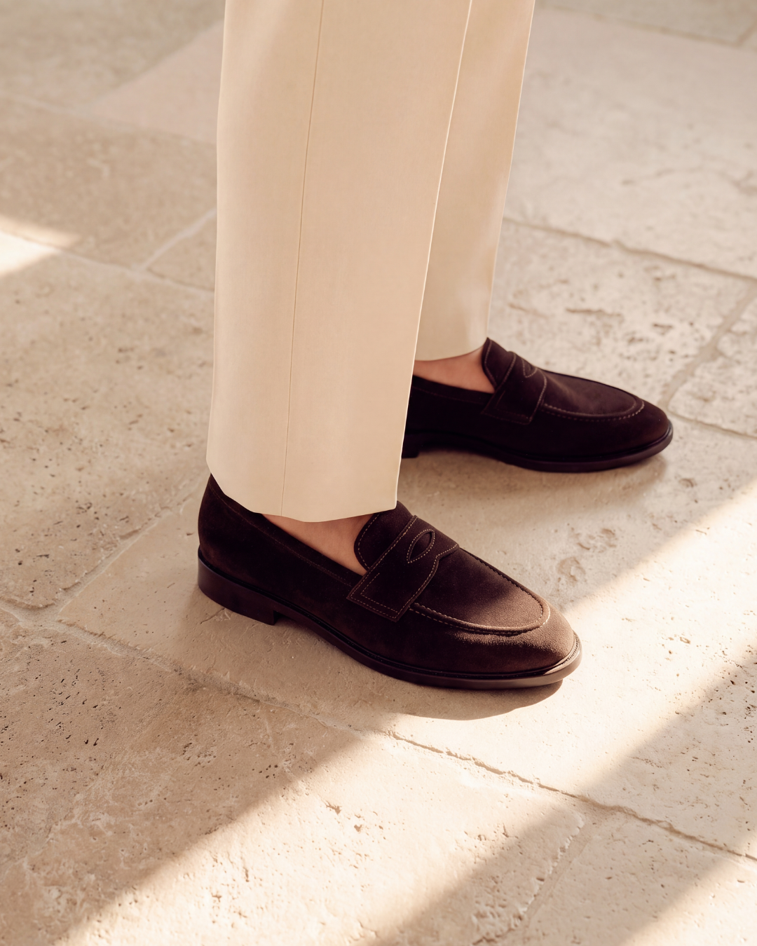 LOUIS BROWN SUEDE LOAFER