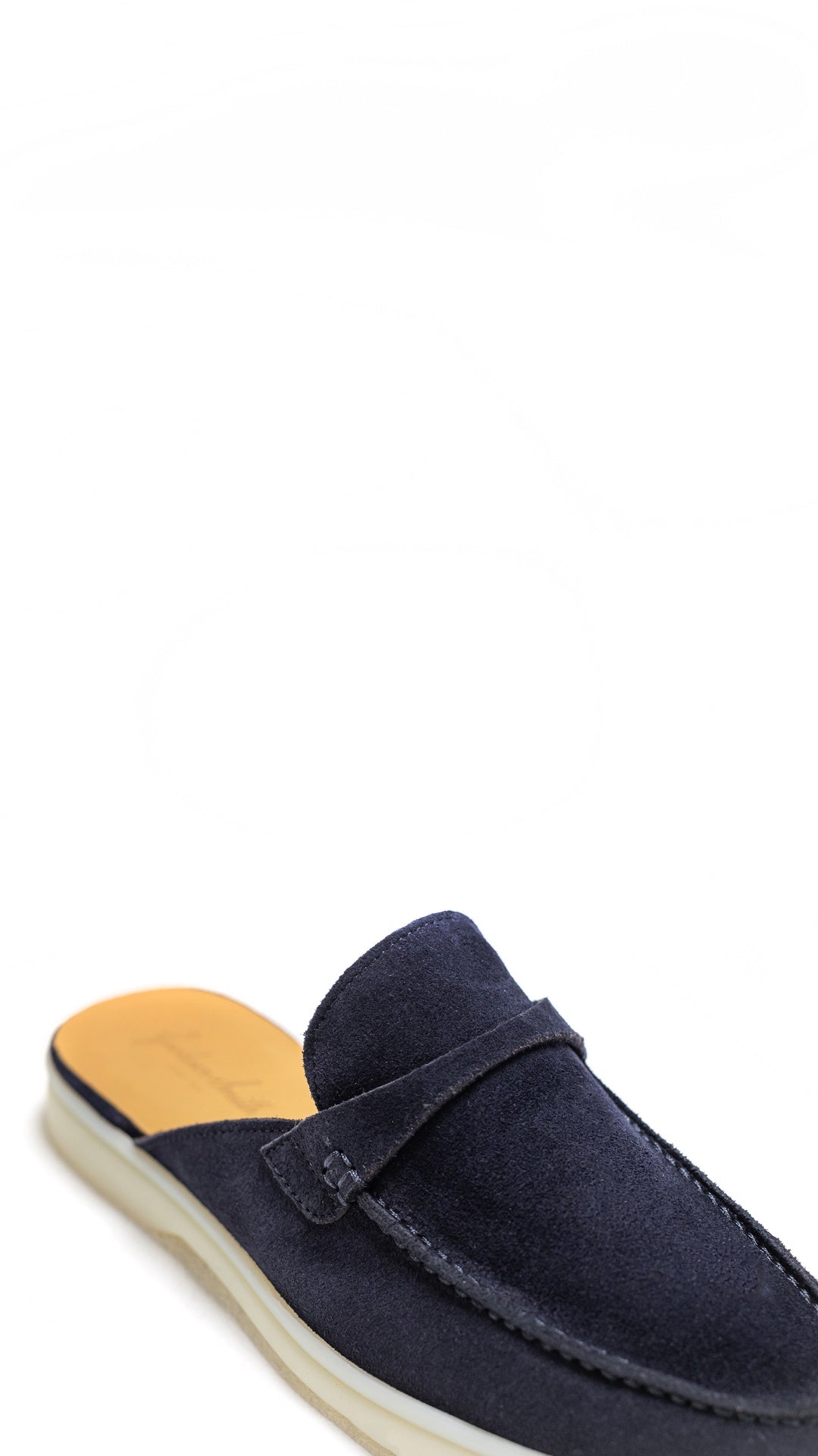 AMEILA NAVY SUEDE SLIP-ON LOAFER