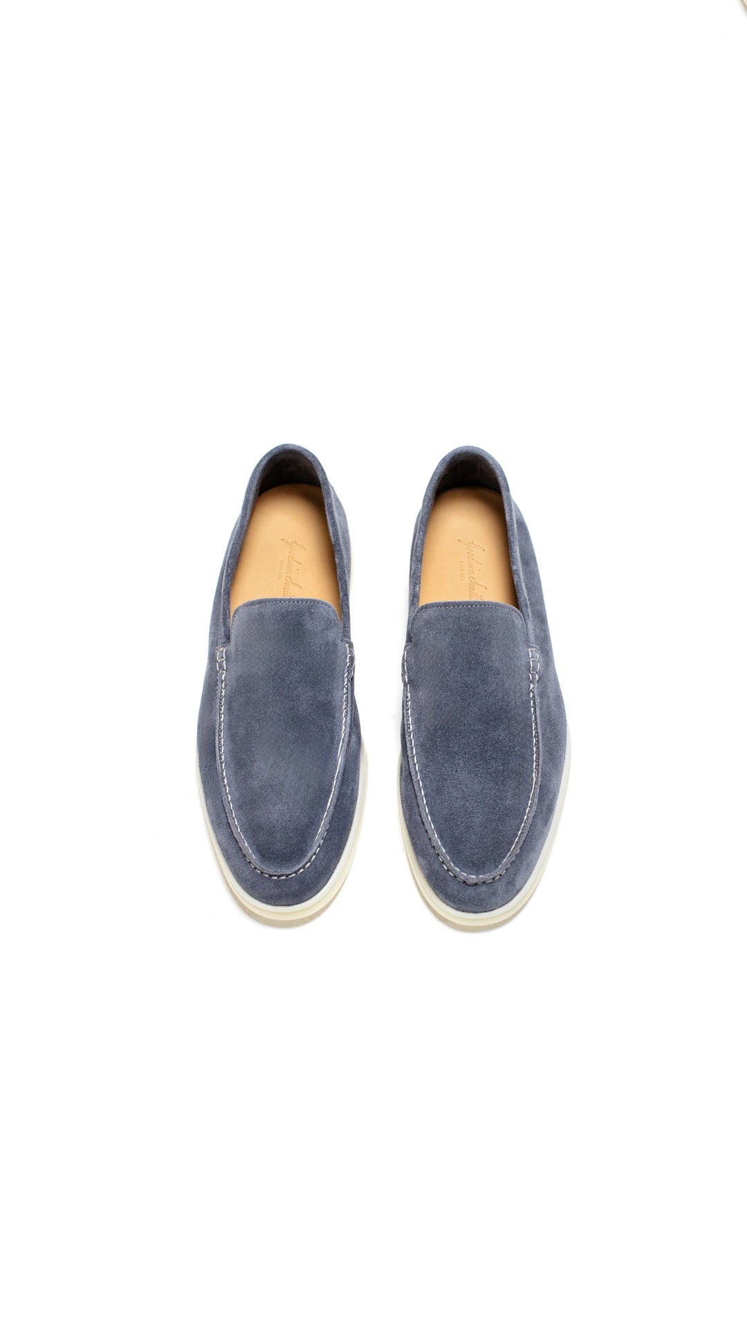 XANDER LIGHT BLUE SUEDE LOAFER