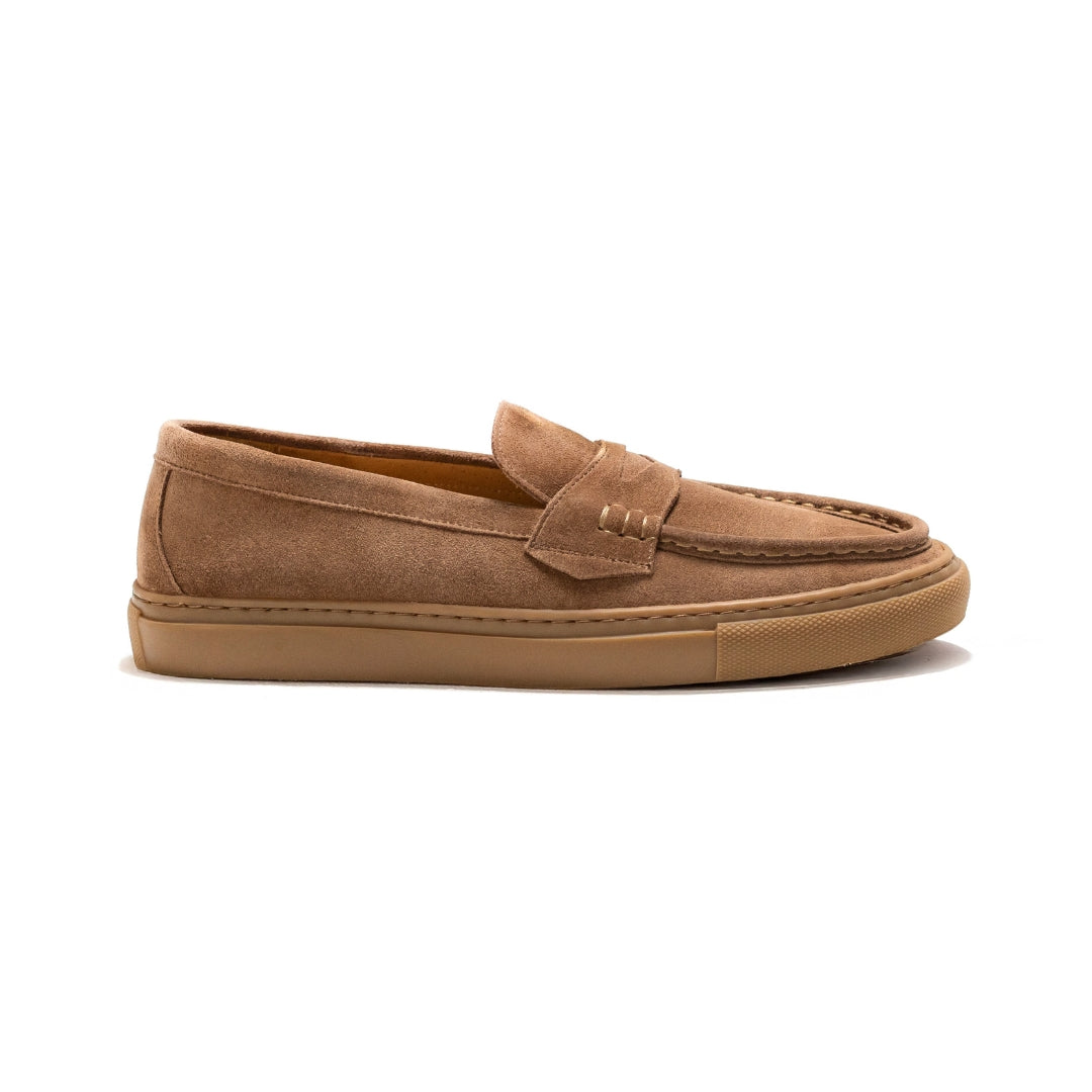 HARVEY BROWN SUEDE LOAFER