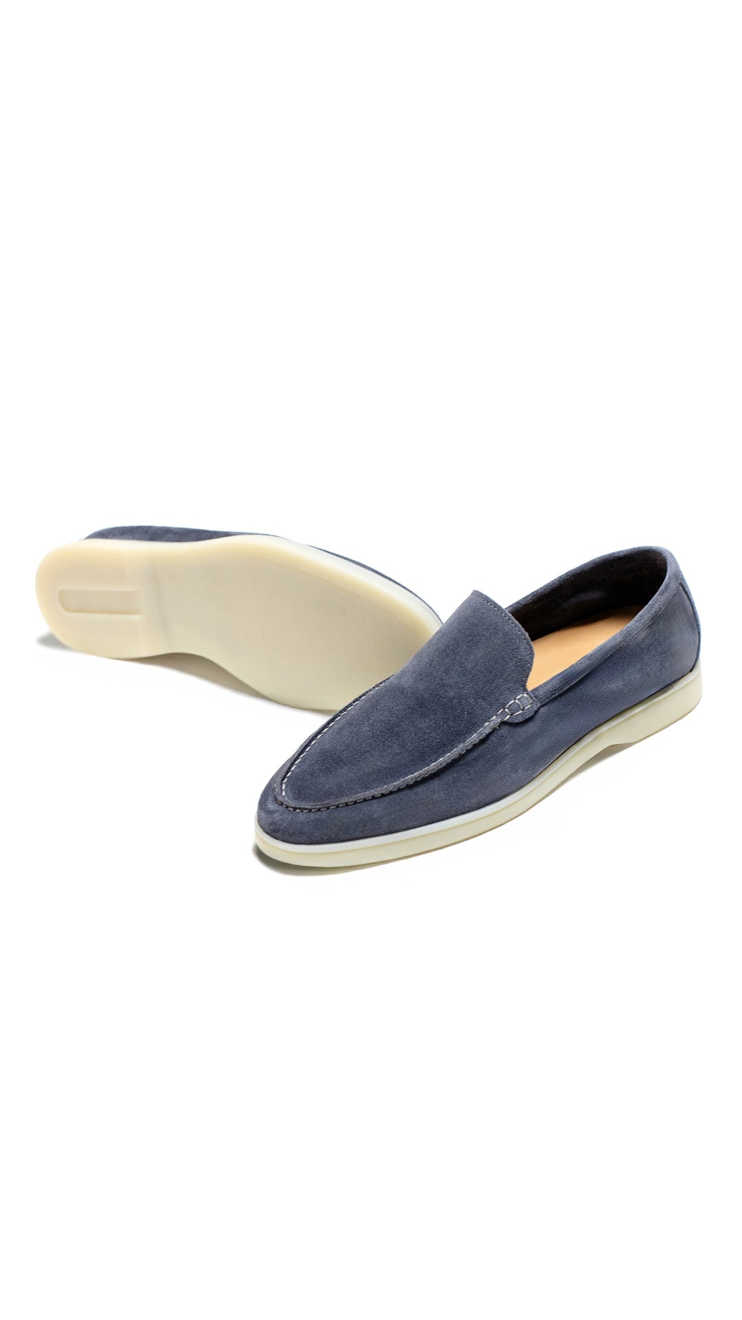 XANDER LIGHT BLUE SUEDE LOAFER
