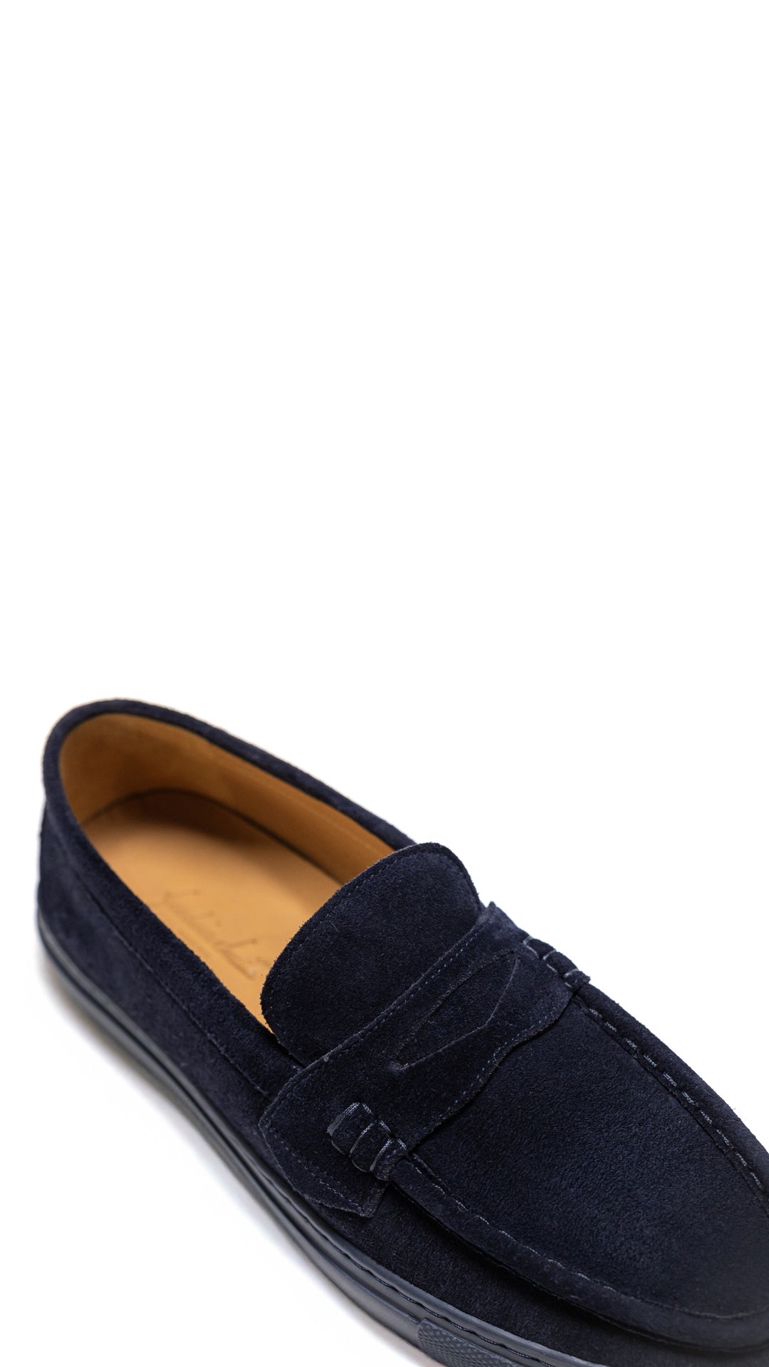 HARVEY NAVY SUEDE LOAFER