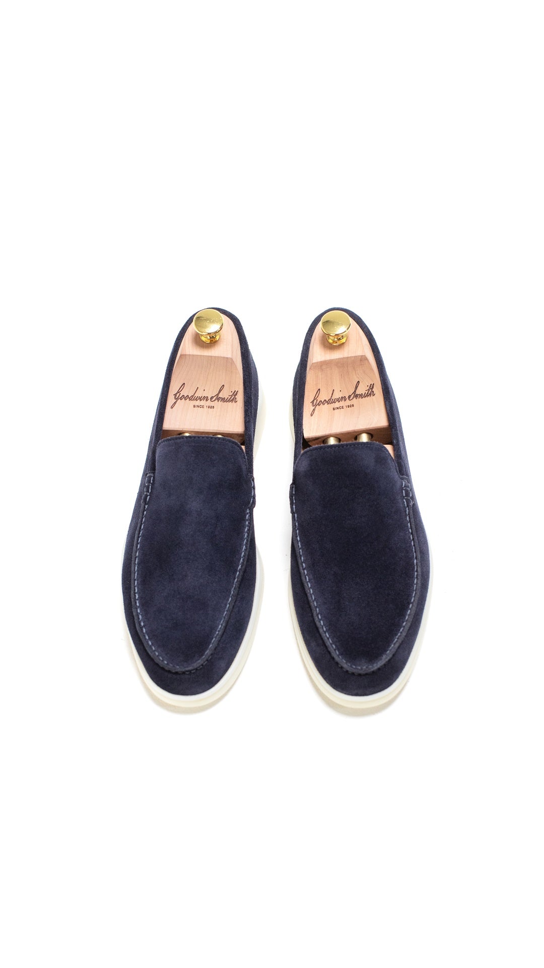 XANDER NAVY SUEDE LOAFER